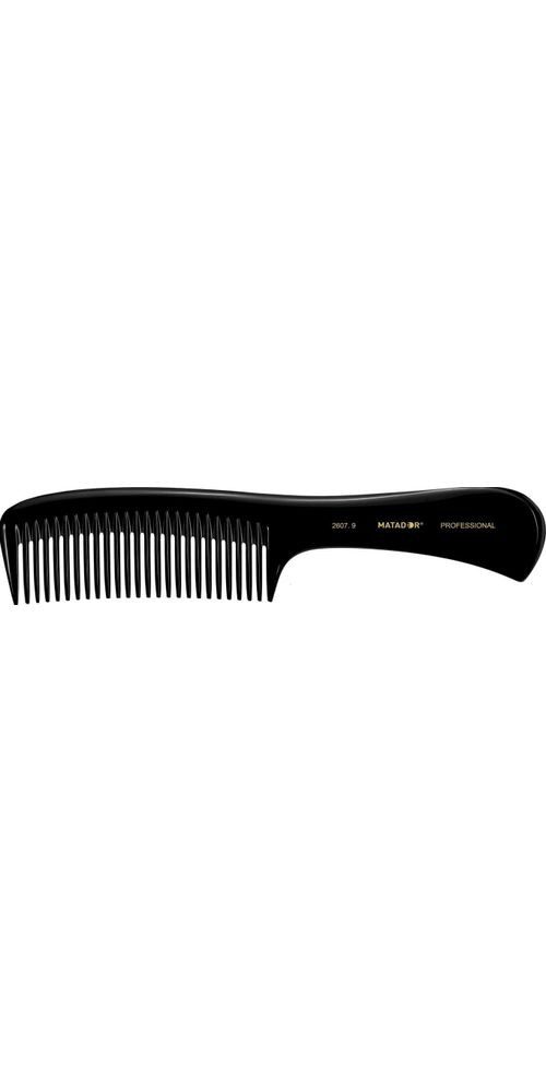 Matador Haarbürste Matador Griffkamm 2607/9 schwarz 22,9cm