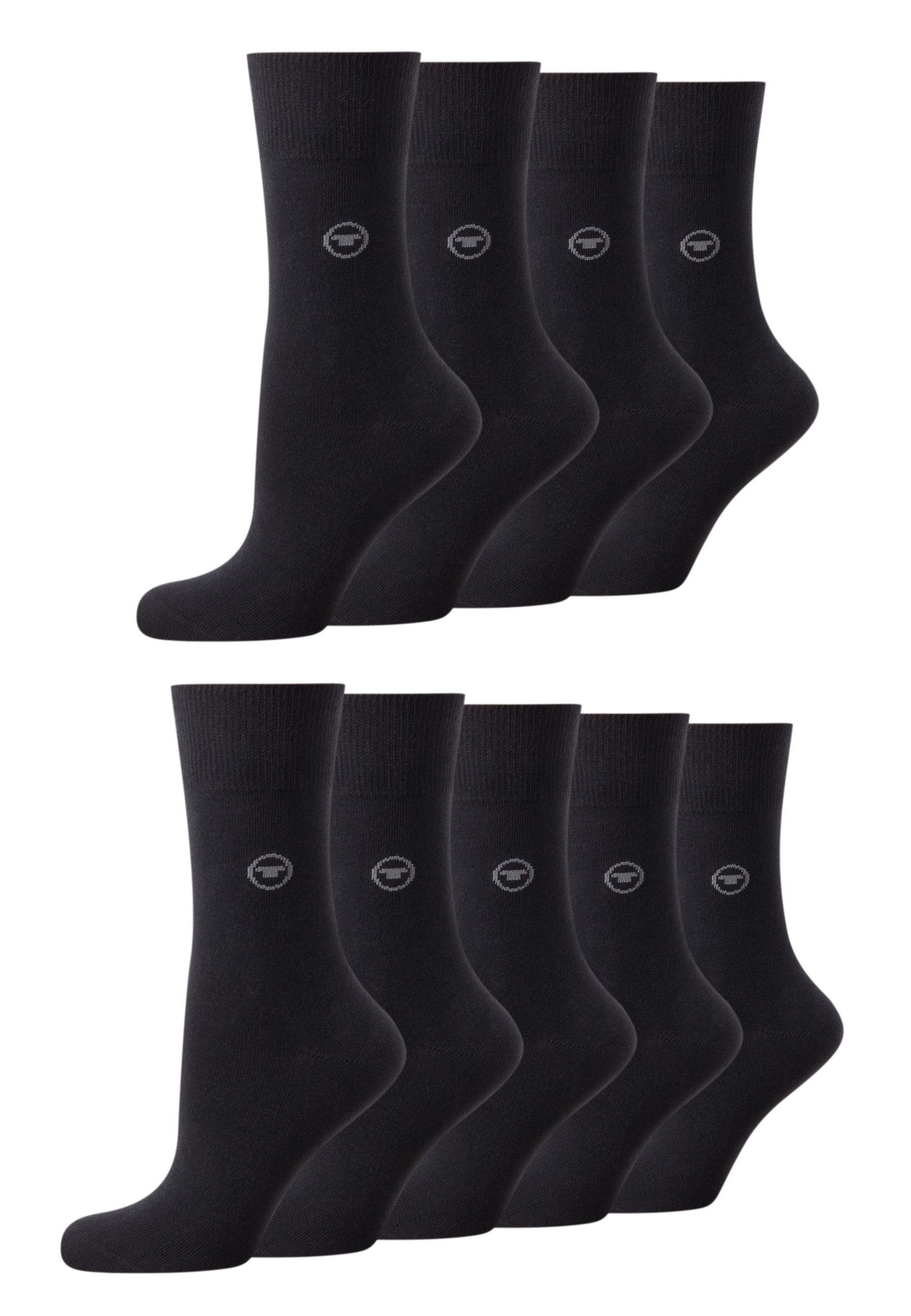 TOM TAILOR Basicsocken TOM TAILOR Damensocken 9er Pack black TOM TAILOR Damensocken 9er Pack black