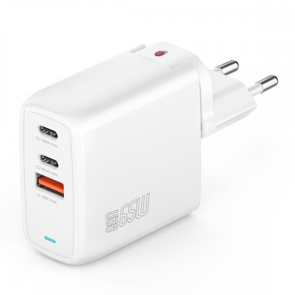 4smarts 4Smarts GaN Flex 65W - USB-C und USB-A Ladegerät Handy-Netzteile