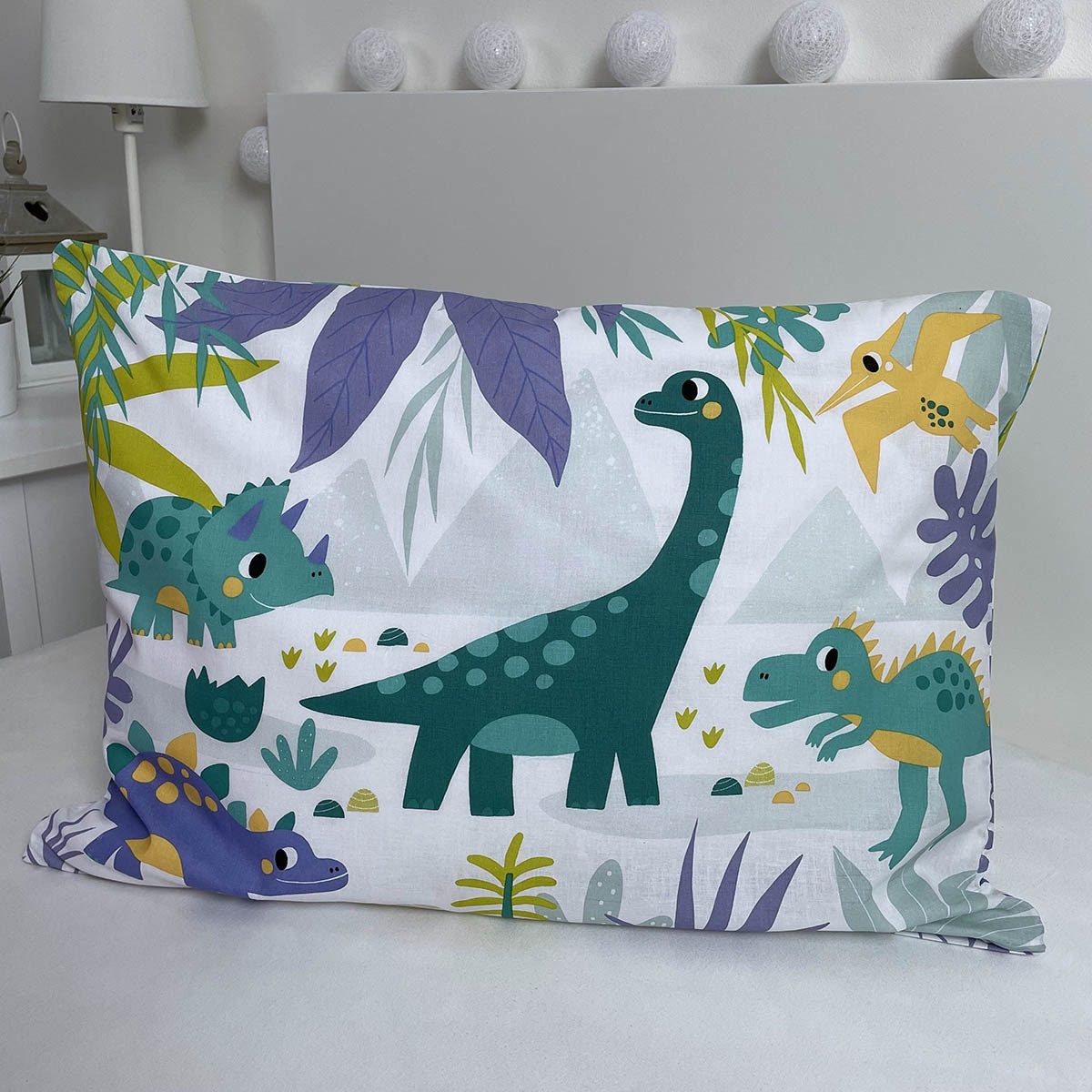 Kinderbettwäsche Dinosaurier, Renforcé, 2 teilig