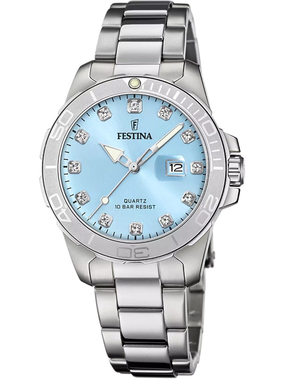 Festina Quarzuhr Festina F20503/5 Damenuhr Boyfriend 35mm 10ATM Festina F20503/5 Damenuhr Boyfriend 35mm 10ATM