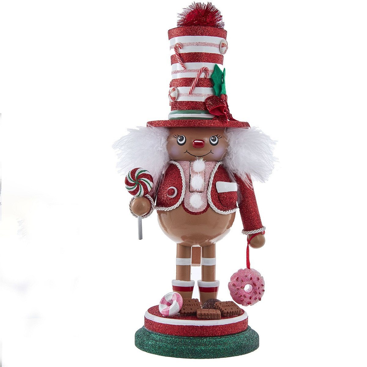 Kurt S. Adler Nussknacker HA0620 - Hollywood Gingerbread, 35 cm (14), (1-tlg)