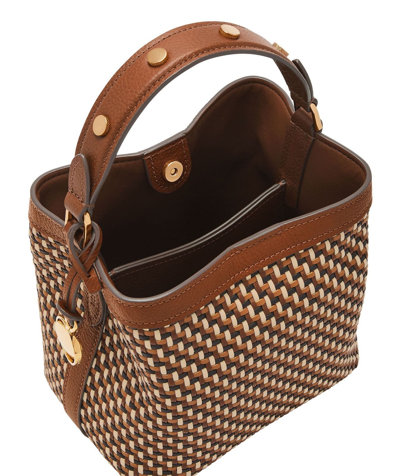 Fossil Umhängetasche Bucket Crossbody Bag, aus echtem Leder – Bild 4 von 5