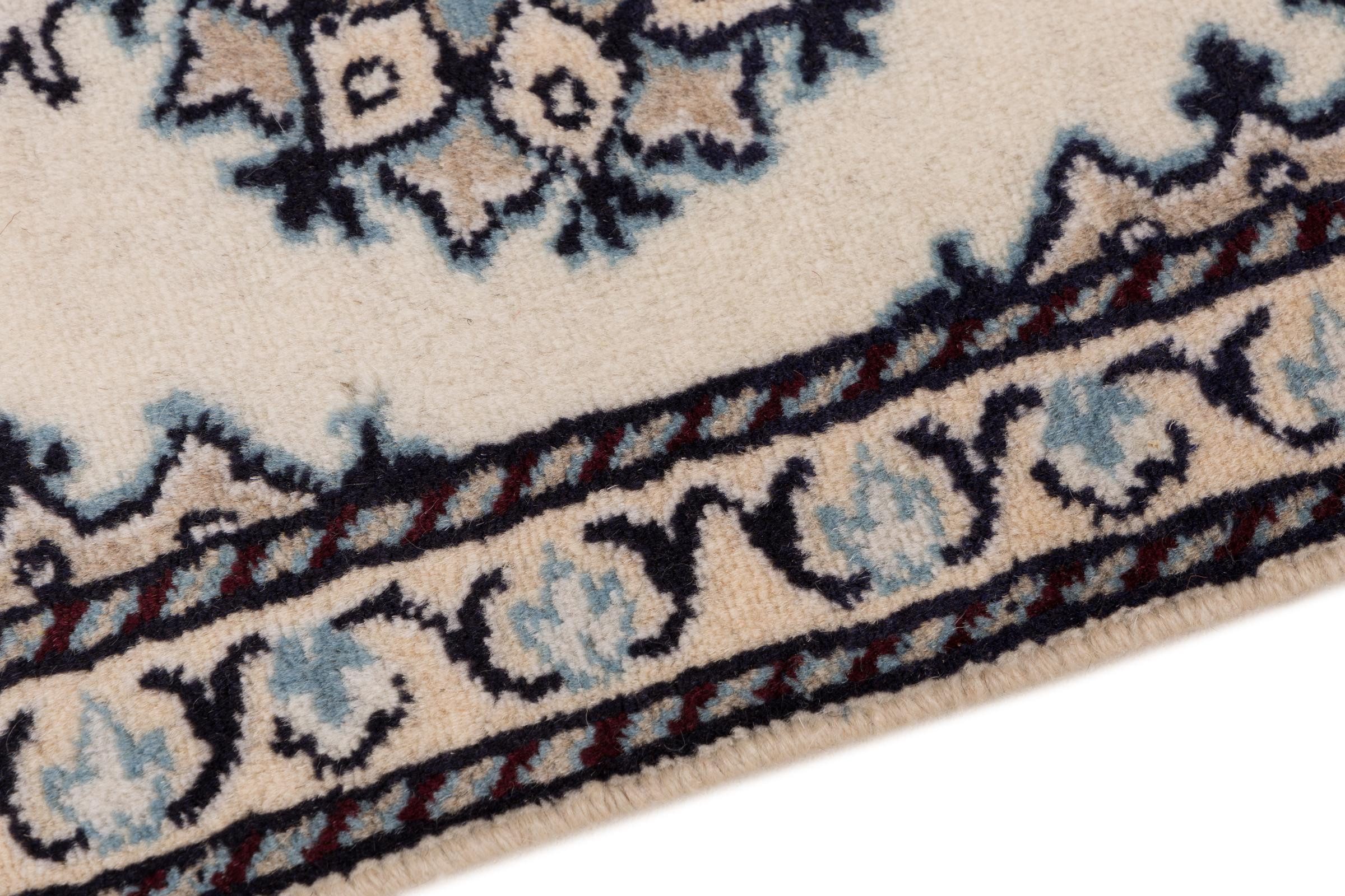Nain Trading Orientteppich Nain 41x59 Handgeknüpfter Orientteppich / Perserteppich, rechteckig, Höhe: 12 mm