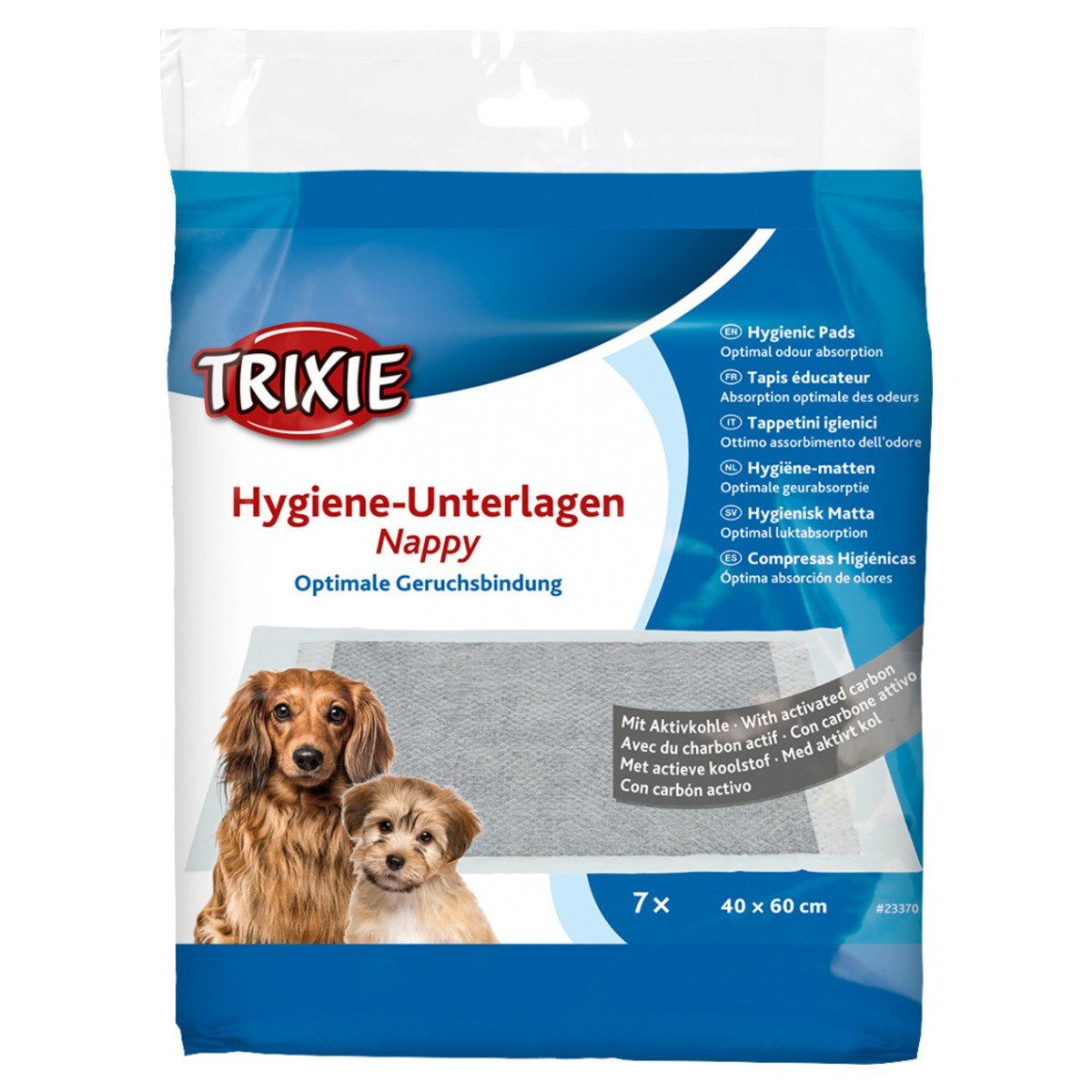 Hundetoilette Hygiene-Unterlage Nappy mit Aktivkohle