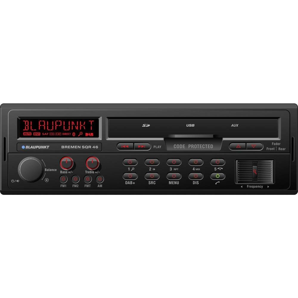 Blaupunkt BREMEN SQR 46 DAB Youngtimer Autoradio 2001018000000 Autoradio (DAB+ Tuner, Bluetooth®-Freisprecheinrichtung, Retro Design)
