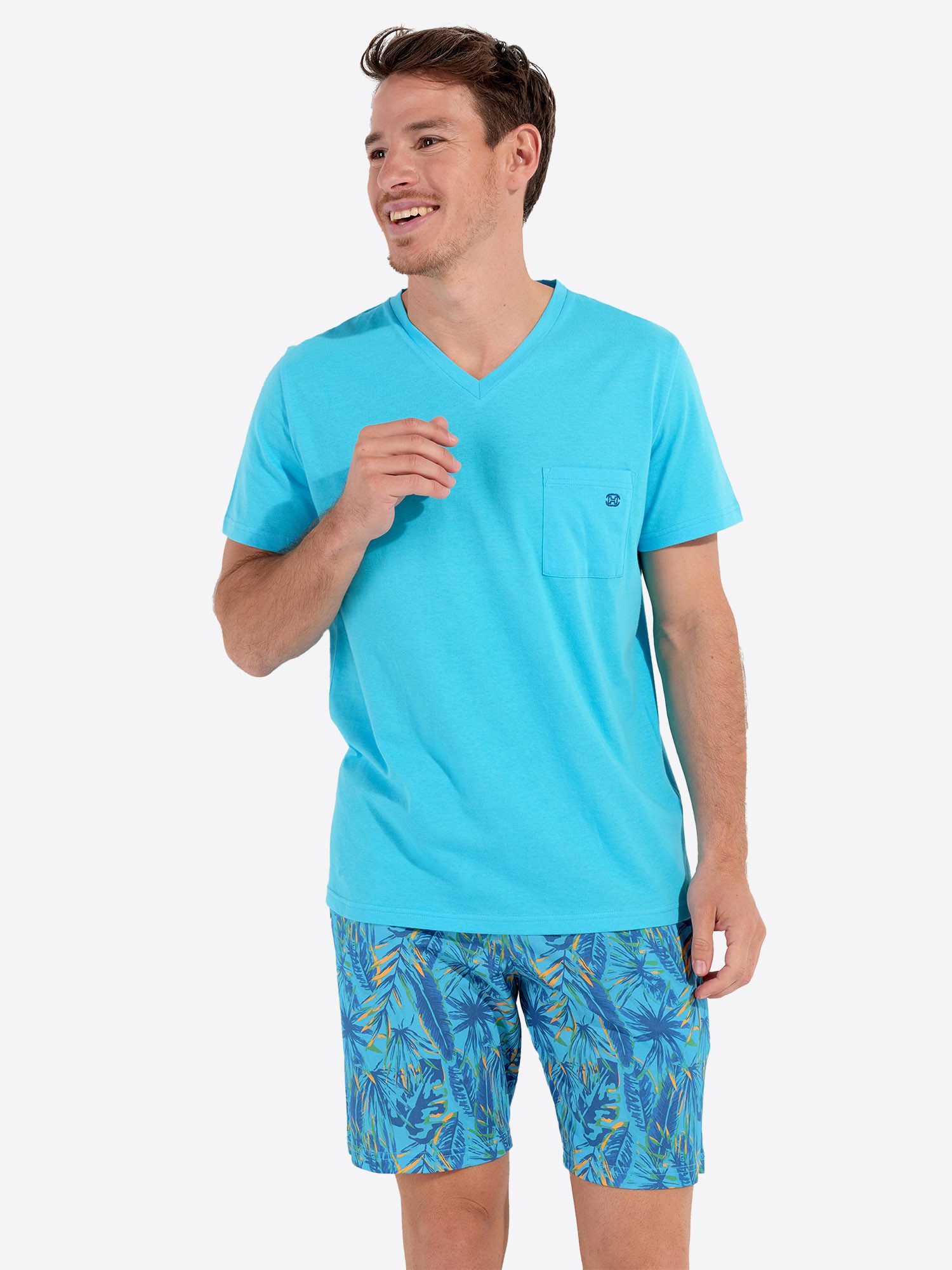 Hom Shorty Valley (2 tlg) leichter Schlafanzug Kurz günstig online kaufen