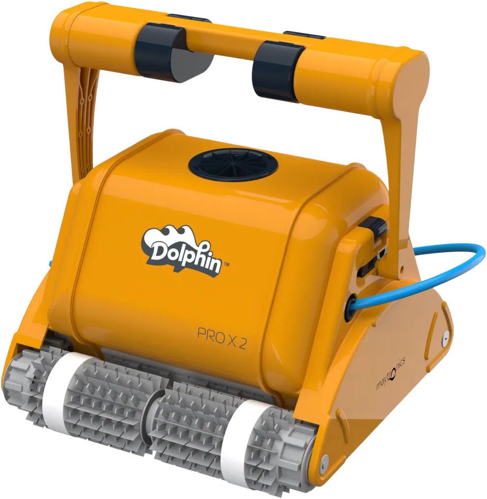 maytronics Poolroboter Pro X2, Professionelle Poolreinigung für Pools bis zu 25 Meter