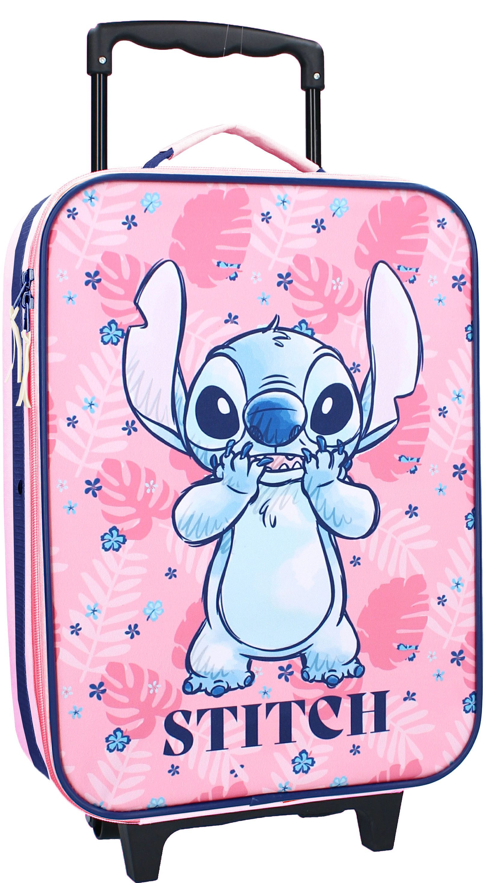 Disney Kinderkoffer Stitch Trolley Koffer Kindertrolley Trolly, 12 Liter