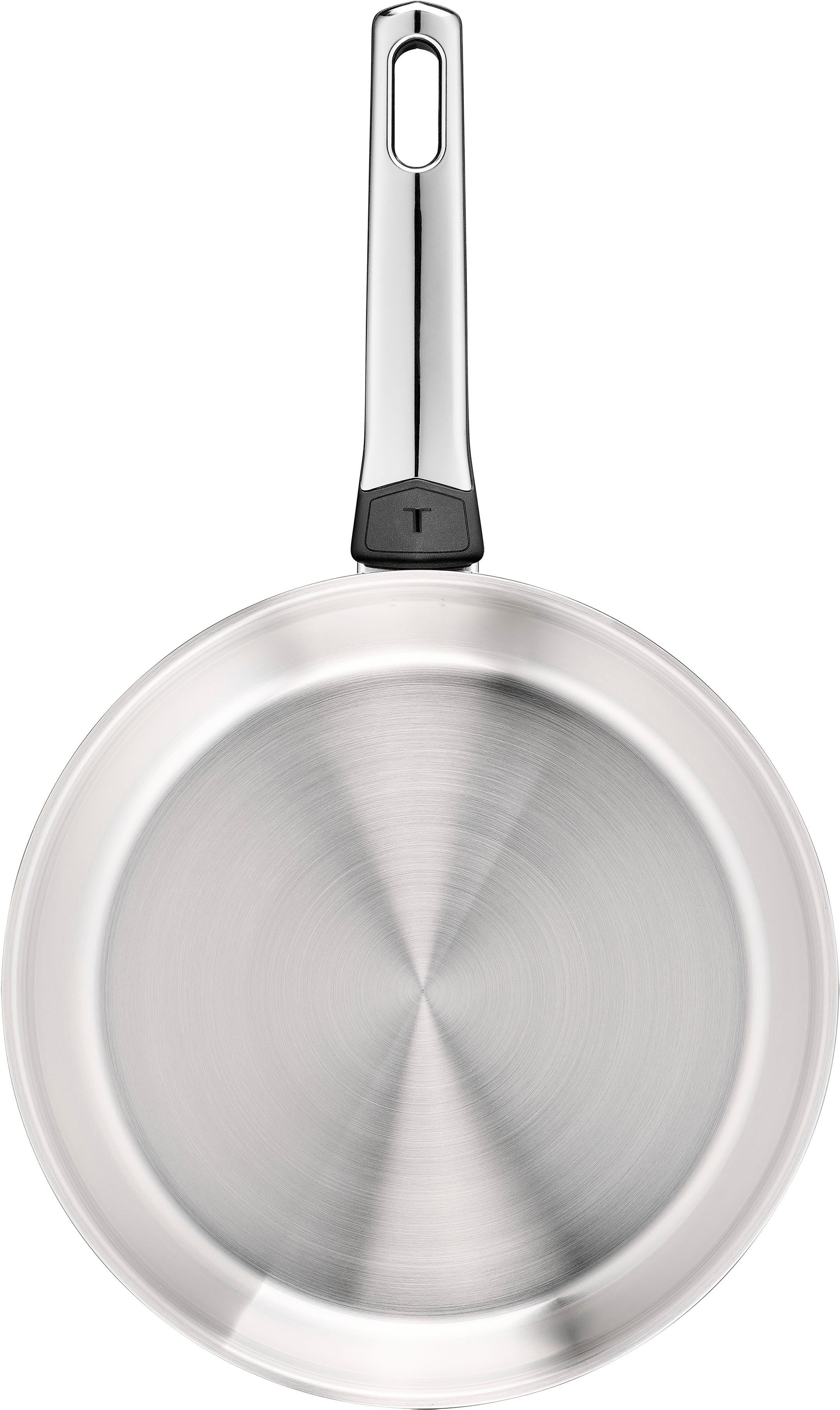 Tefal Bratpfanne Emotion+, Edelstahl (1-tlg), Premium Edelstahl, Induktion, spülmaschinenfest, hochglanzpoliert
