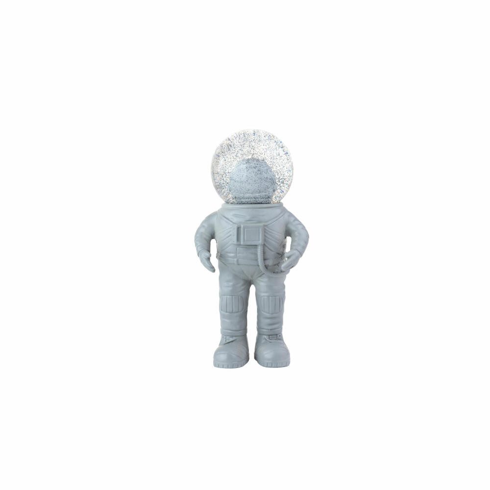 Donkey Products Summerglobe The Astronaut, Schneekugel, Glitzerkugel, Dekoration, Glas, Polyresin, Weiß, Golden, 17 cm, 330441