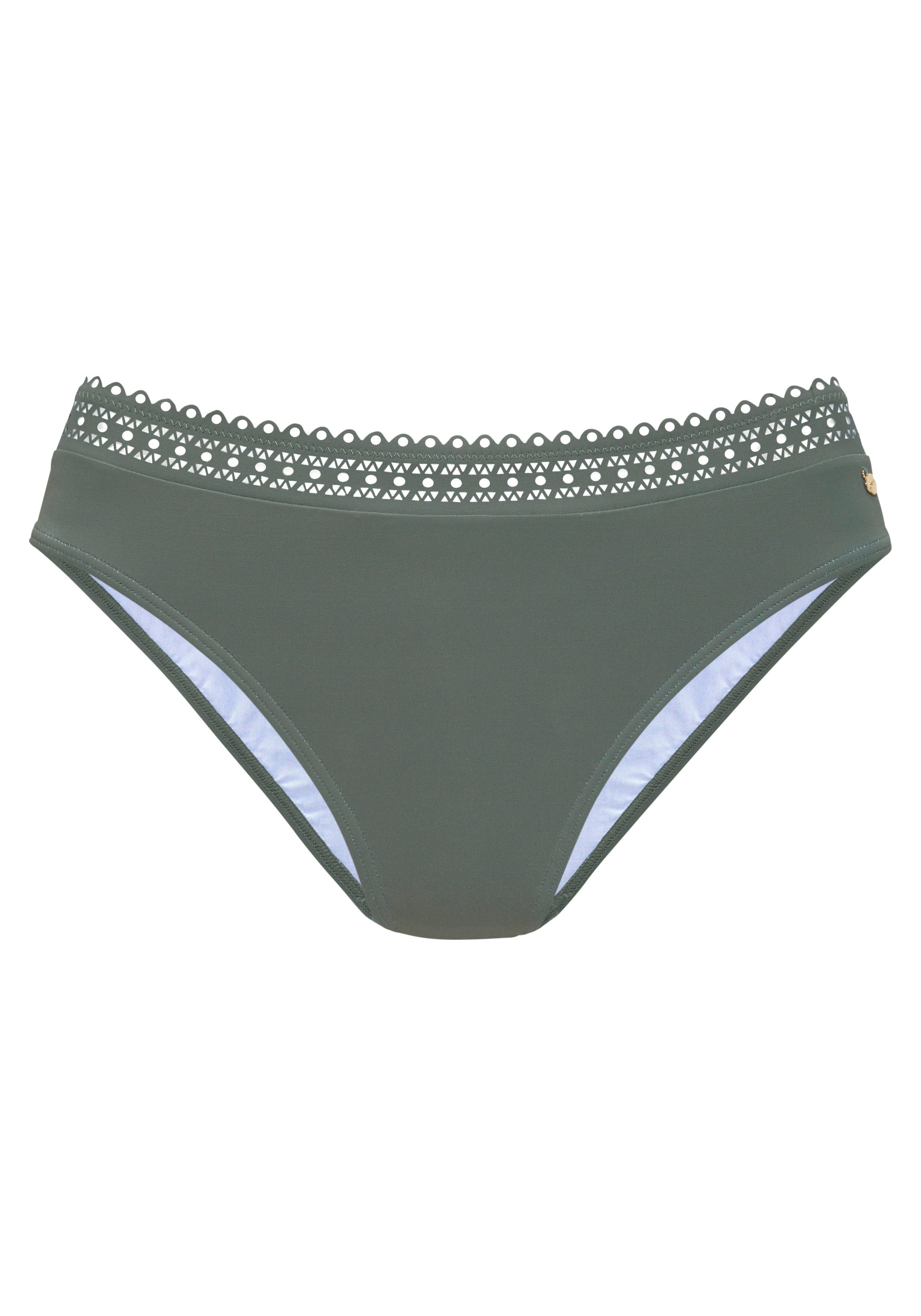 S.OLIVER Bikini-Hose Aiko mit Häkeloptik mehr