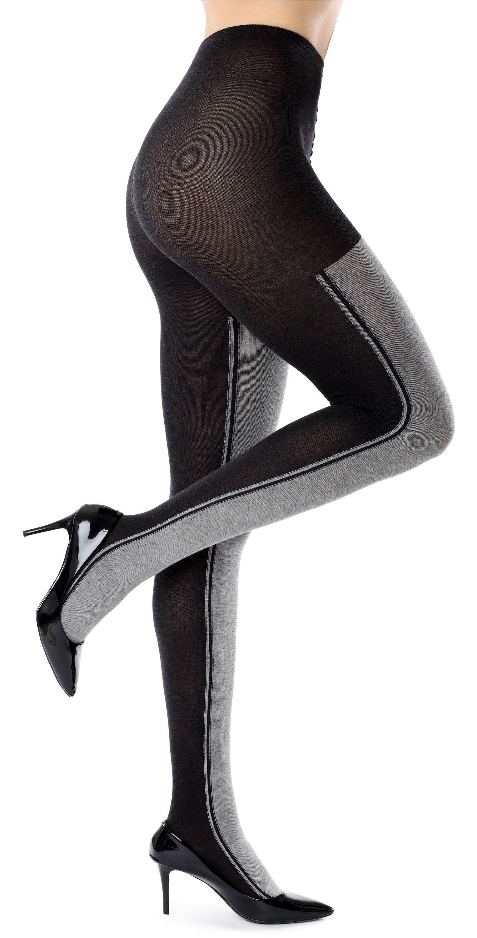 Bellivalini Strumpfhose Damen Strumpfhose aus Baumwolle BLV-1118 100 DEN (1 St)