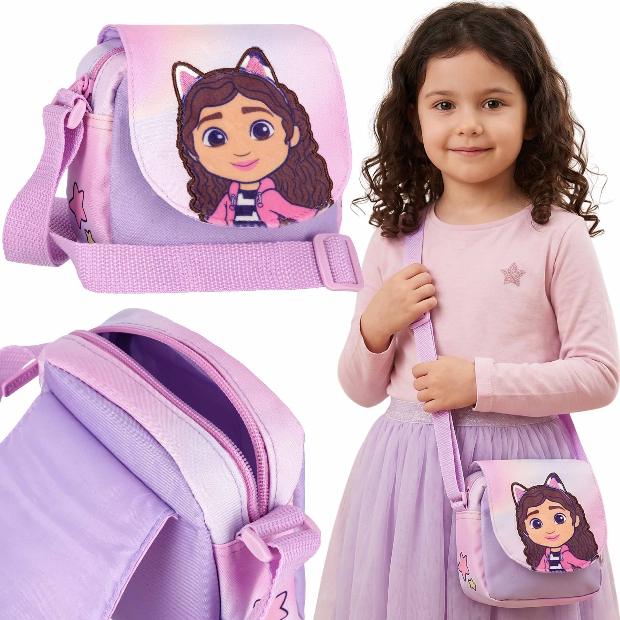 Gabby's Dollhouse Handtasche Gabby's Dollhouse Reißverschlusstasche Mädchen Tasche Riemen