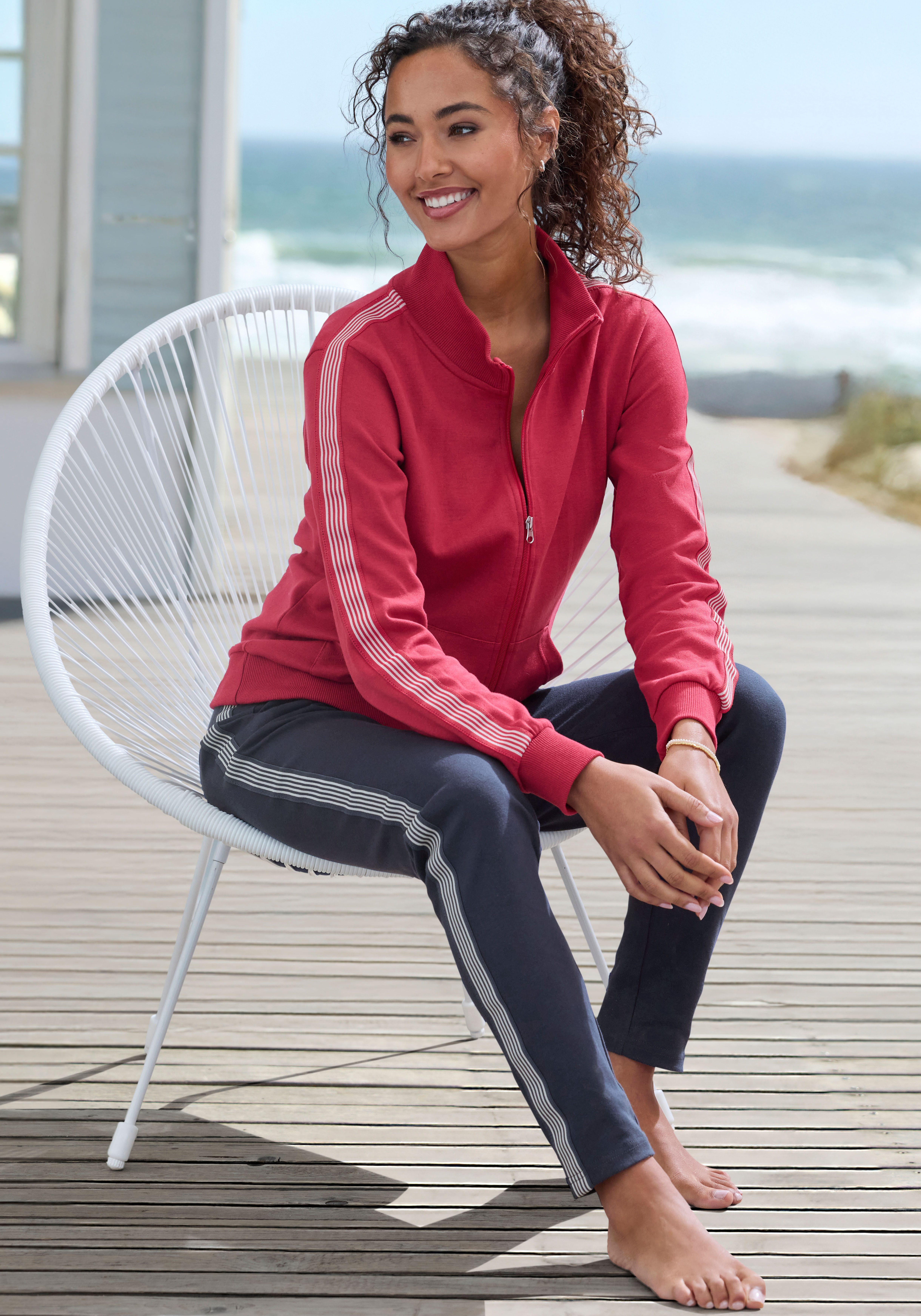 H.I.S Sweathose mit seitlichen Streifen, Loungewear