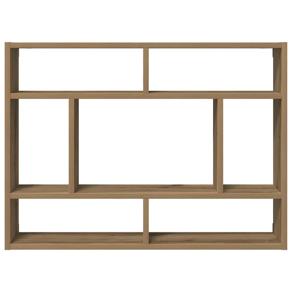 vidaXL Regal Wandregal Artisan-Eiche 75x16x55 cm Holzwerkstoff, 1-tlg. – Bild 4 von 5
