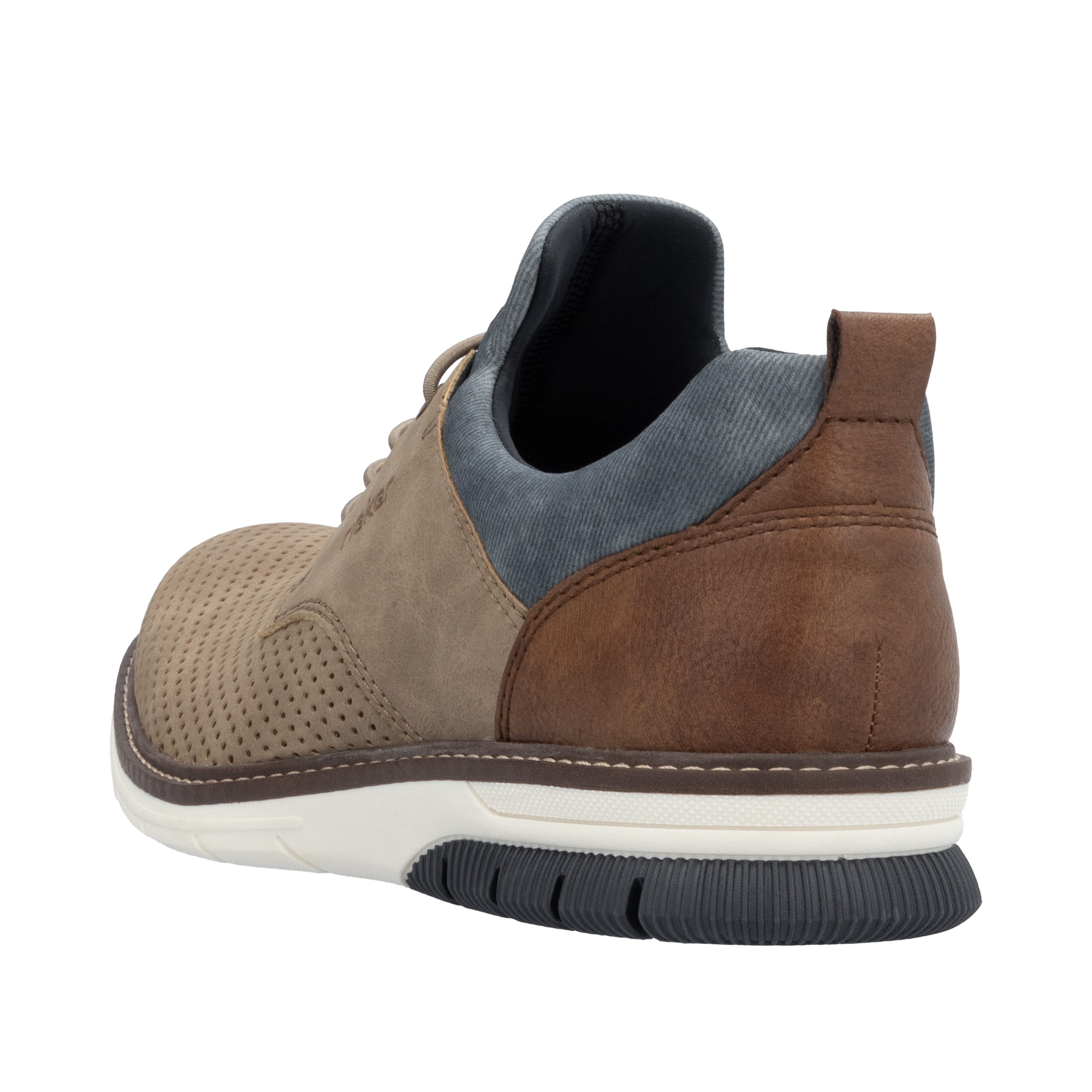 Rieker Slip-On Sneaker Schlupfschuh, Halbschuh, Freizeitschuh mit Prägung