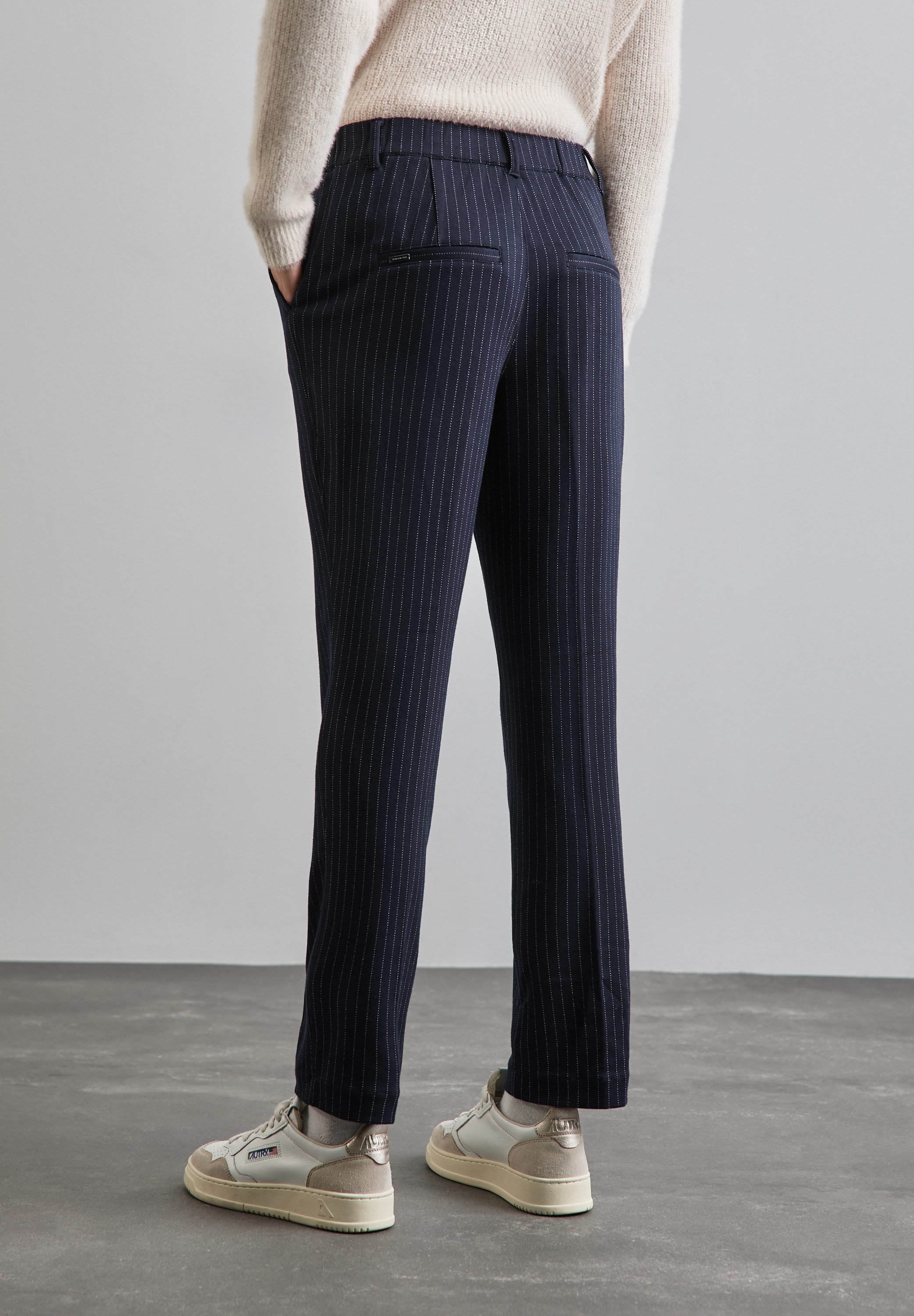 STREET ONE Chinohose mit Nadelstreifenmuster günstig online kaufen