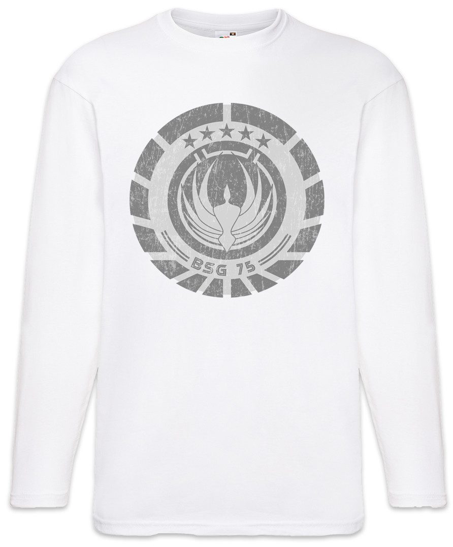 Langarmshirt BSG75 Patch Langarm T-Shirt Lieutenant Galactica Space Ship Star