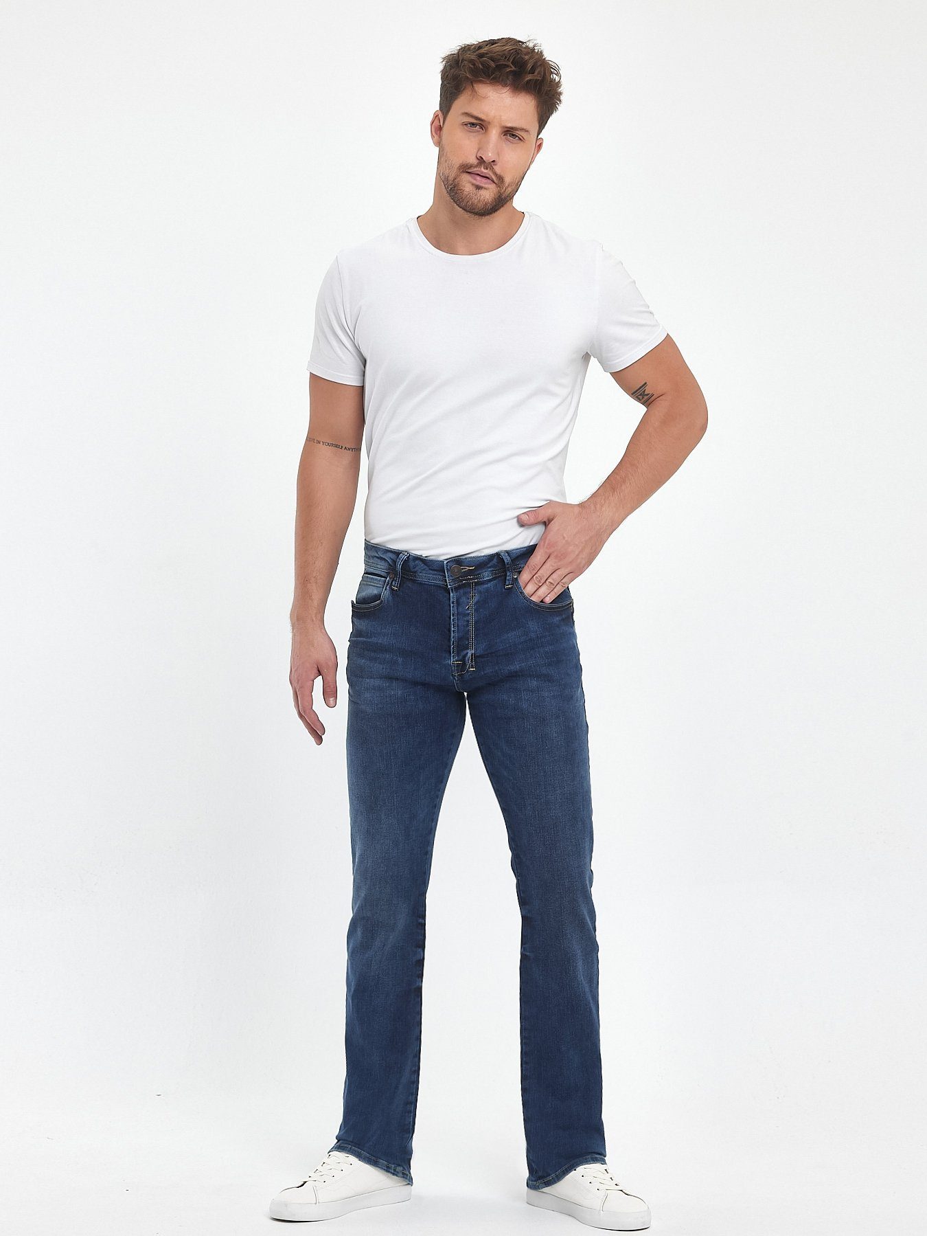 LTB Bootcut-Jeans LTB Roden Blue Lapis Wash Jeans