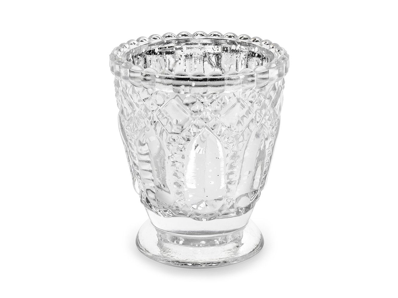 partydeco Teelichthalter, Teelichtgläser Kelch geprägte Ornamenten günstig online kaufen
