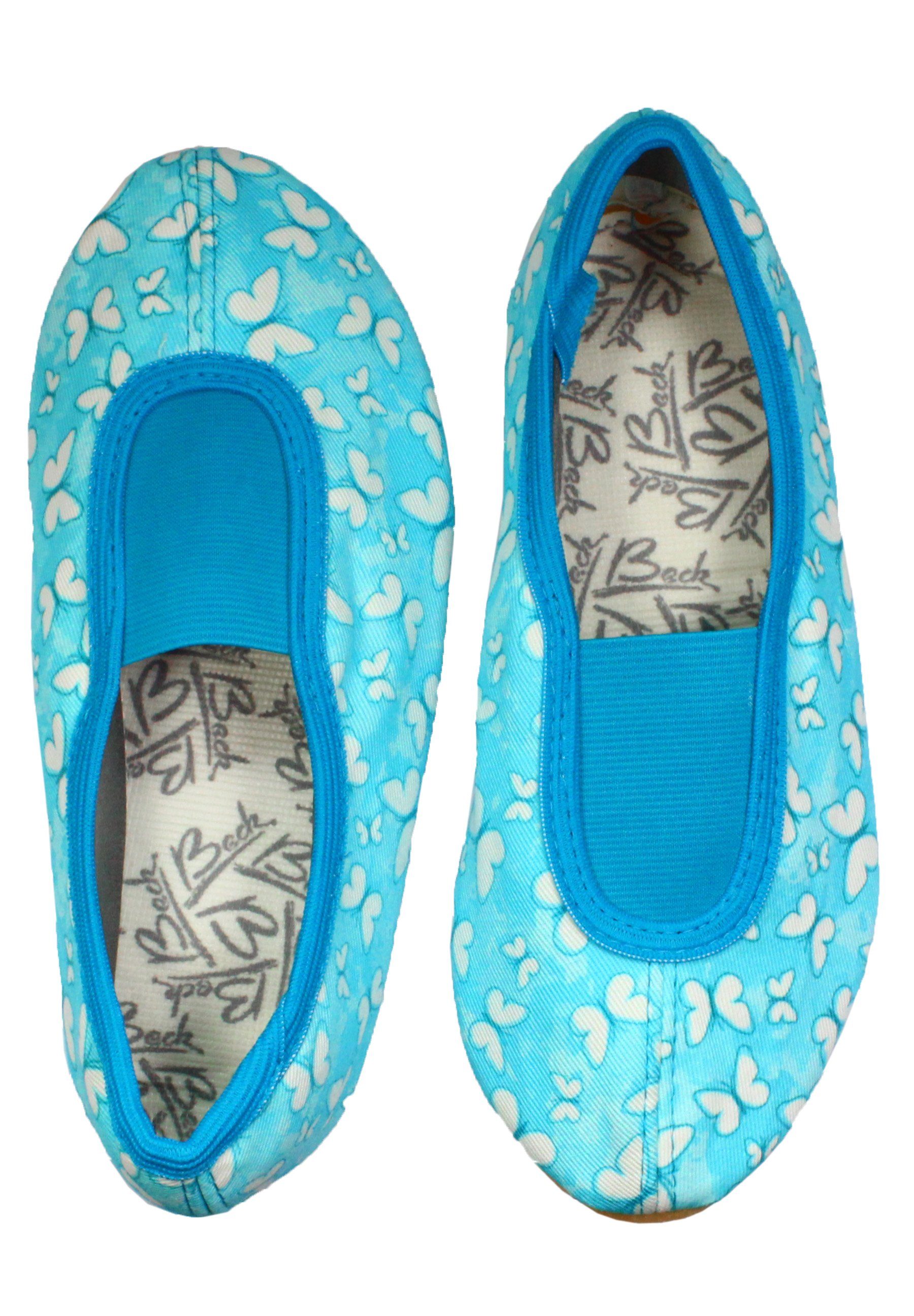 Schläppchen Trendy 
mit Ristgummi Gymnastikschuh