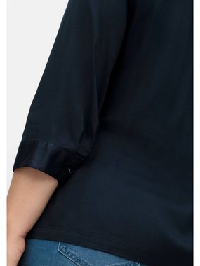 Sheego Tunika Große Größen mit V-Ausschnitt und 3/4-Arm