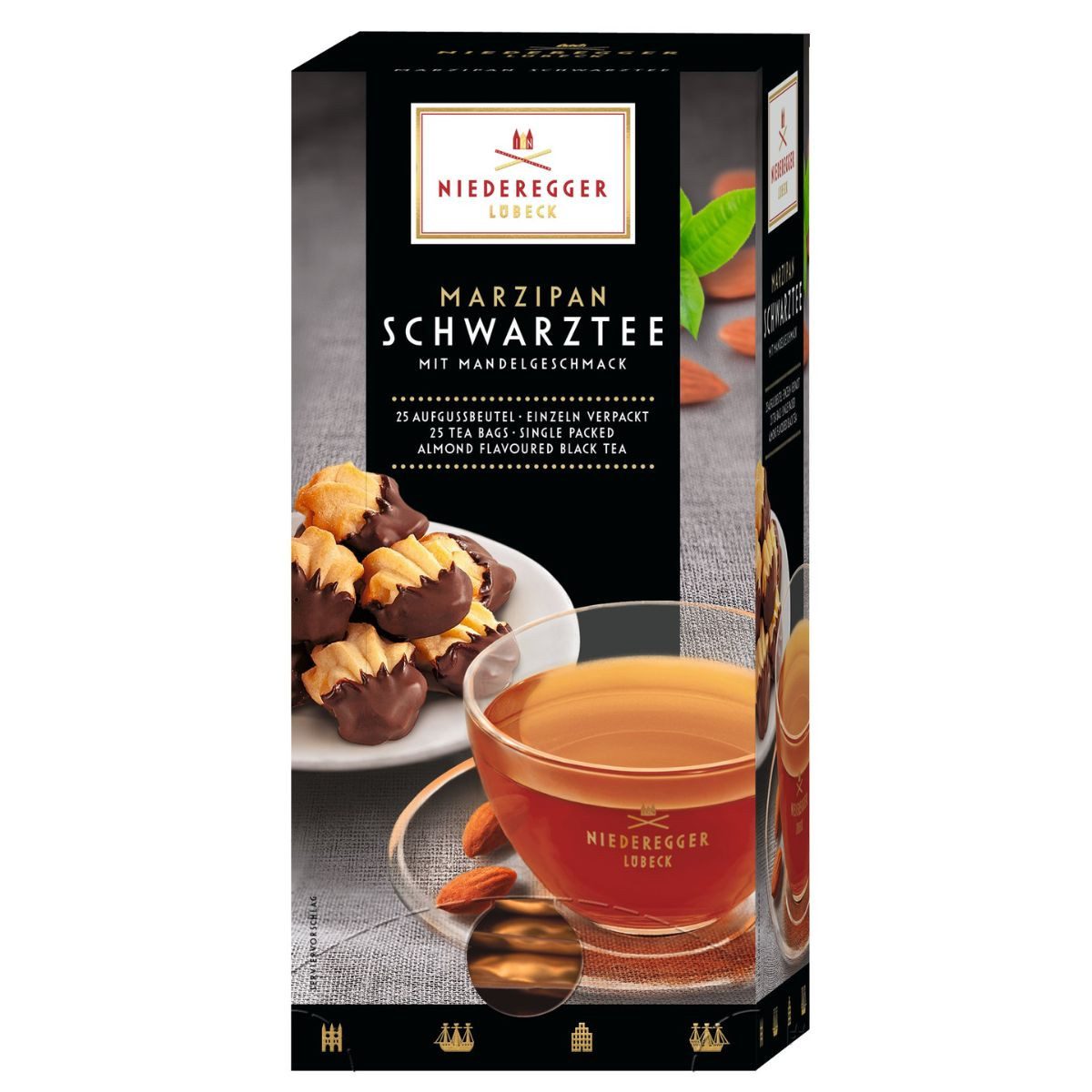 Niederegger Tee Niederegger Marzipan Schwarztee, 44 g
