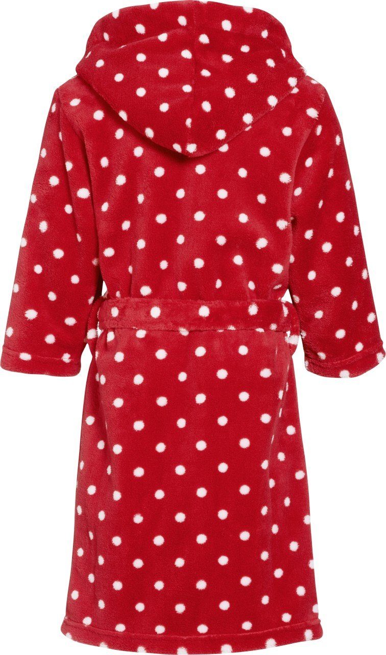Playshoes Kinderbademantel Fleece-Bademantel Punkte – Bild 2 von 5