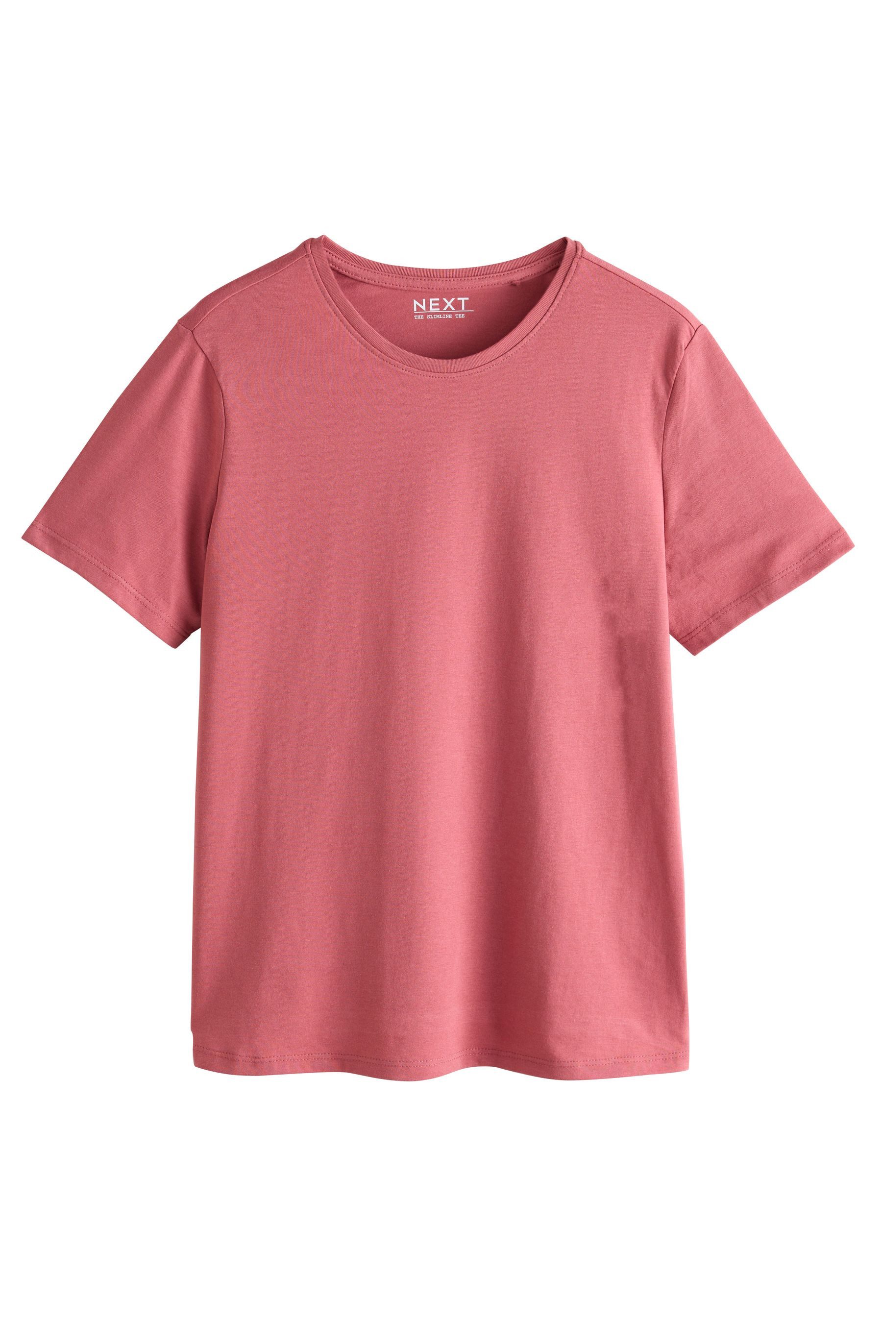 Next T-Shirt 3er-Pack Slim Fit Rundhals-T-Shirts (3-tlg)