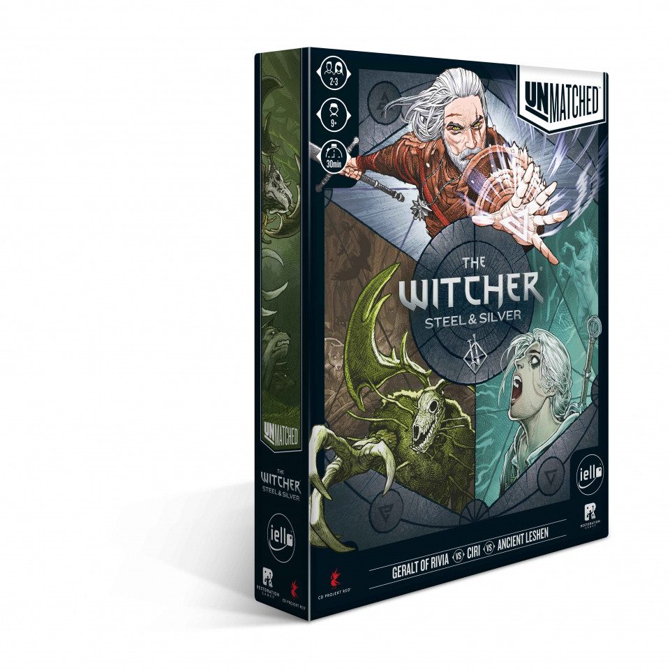 iello Spiel, Unmatched - The Witcher - Steel/Silver - englisch