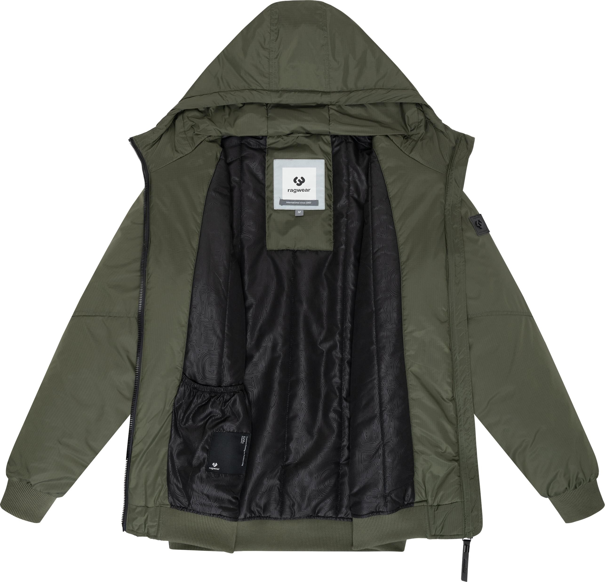 Ragwear Outdoorjacke Sherwer YOUMODO Herren Kapuzenjacke für kühle Tage