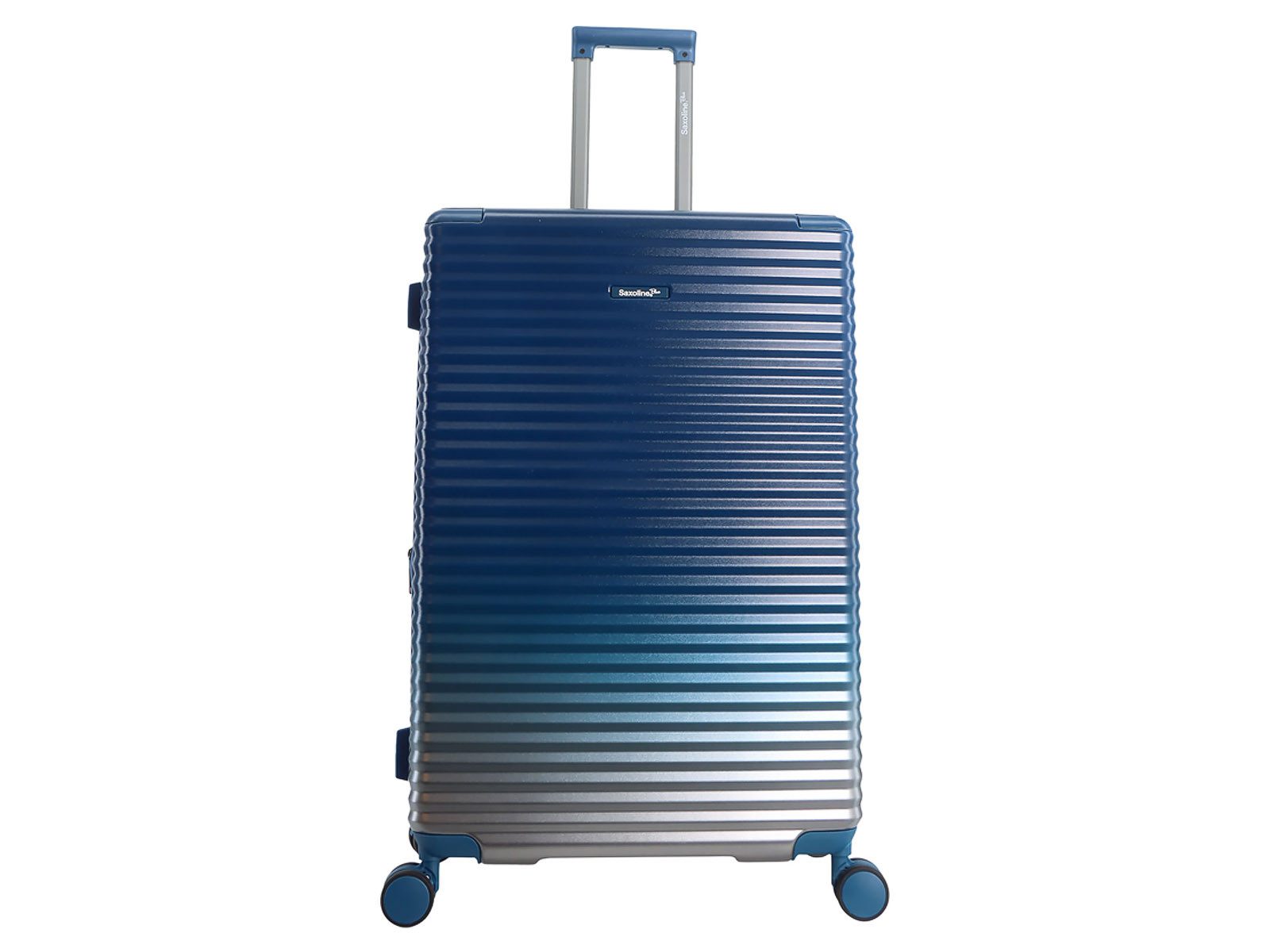 Saxoline® blue Koffer Elite Trolley TSA Zahlenschloss Spinner 76 cm, 4 Rollen, TSA-Zahlenschloss