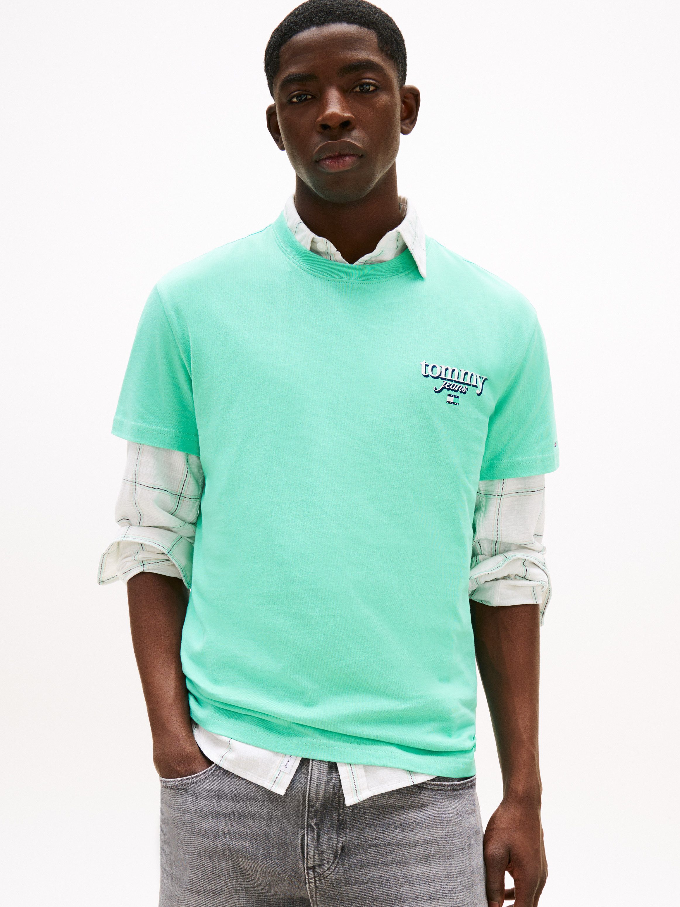 Tommy Jeans T-Shirt TJM REG SIGNATURE CITY TEE mit großem Rückenprint günstig online kaufen