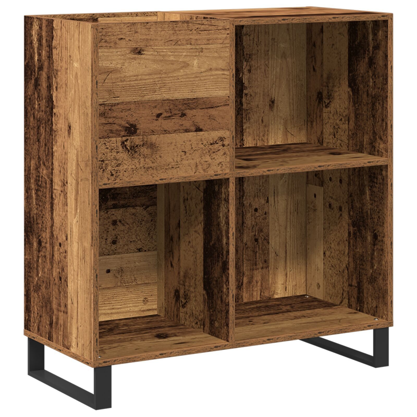 vidaXL Sideboard 84,5 x 38 x 89 cm Sideboard Record Cabinet Artisan Oak 84,5x38x89 cm