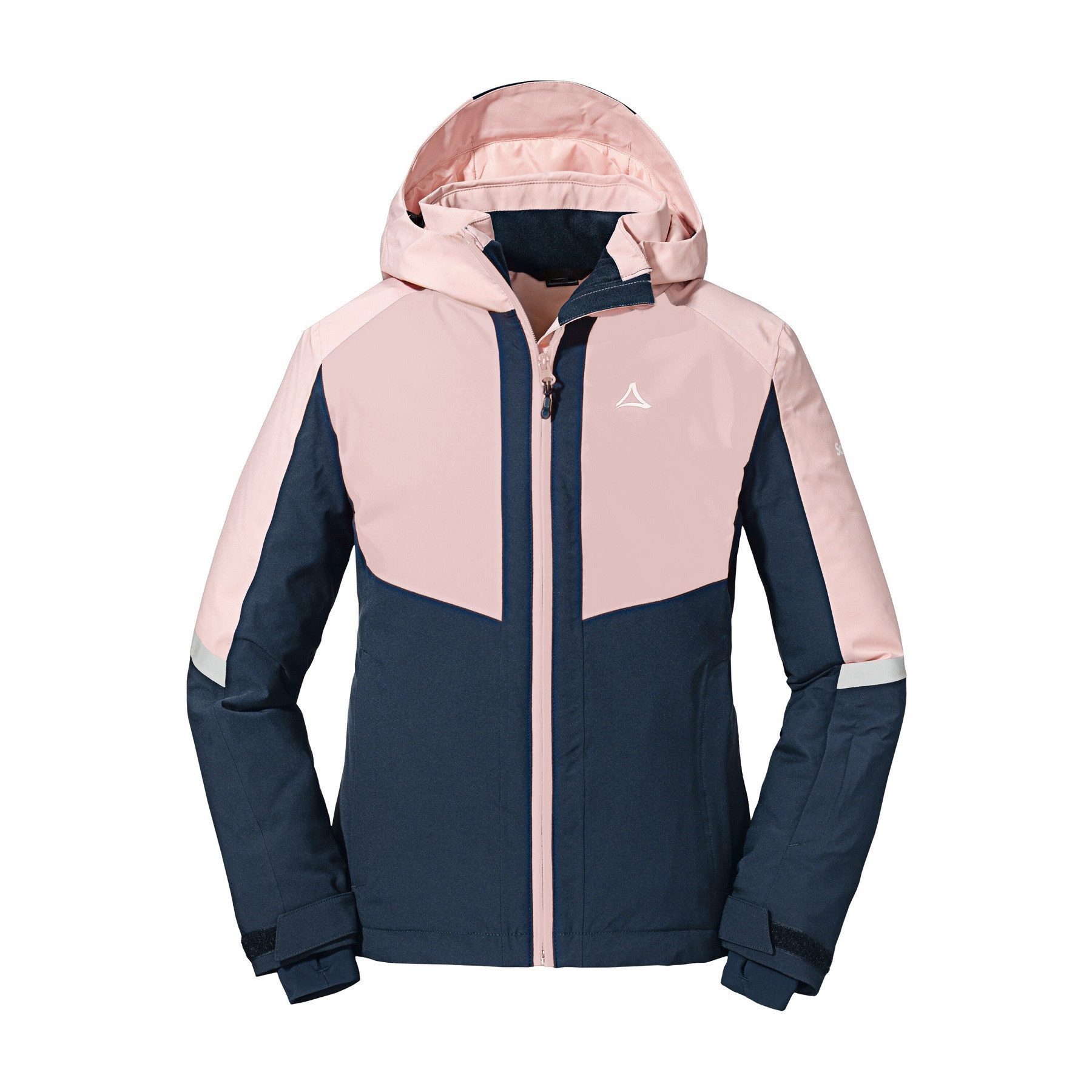 Winterjacke Winter-Skijacke Furgler (wasserdicht, winddicht) dunkelblau/rosa
