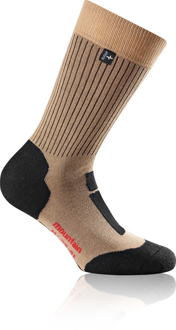 Wandersocken Crew Mountain Trekking (antibakteriell, Fuss-Wellness) beige - 1 Paar