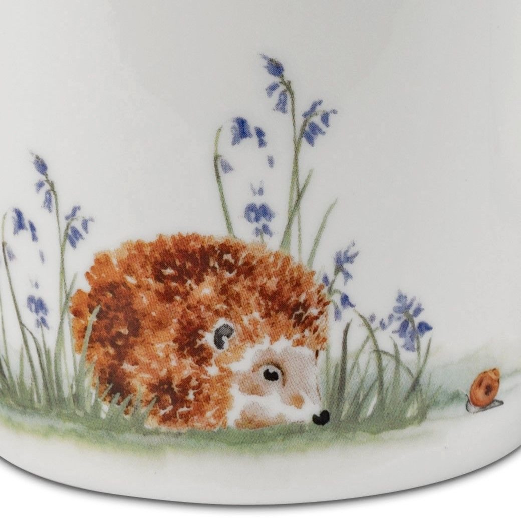 formano Tasse Roy Kirkham, Porzellan, Spülmaschinengeeignet, Weiß, Igel, H: 9cm