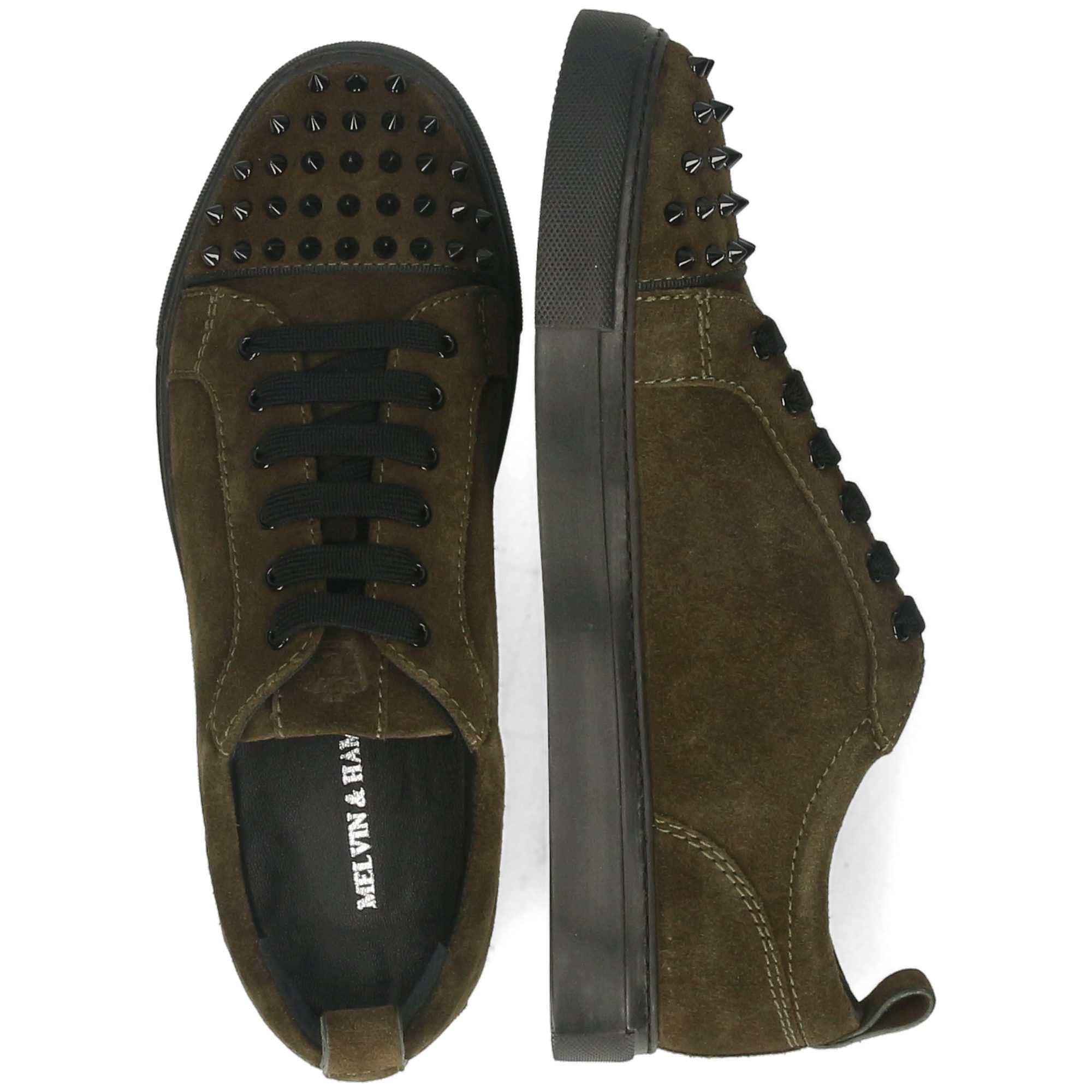 Melvin & Hamilton Harvey 12 Leder-Sneakers für Herren Sneaker Flache Absätze, Echtes Leder, Herausnehmbare Innensohle