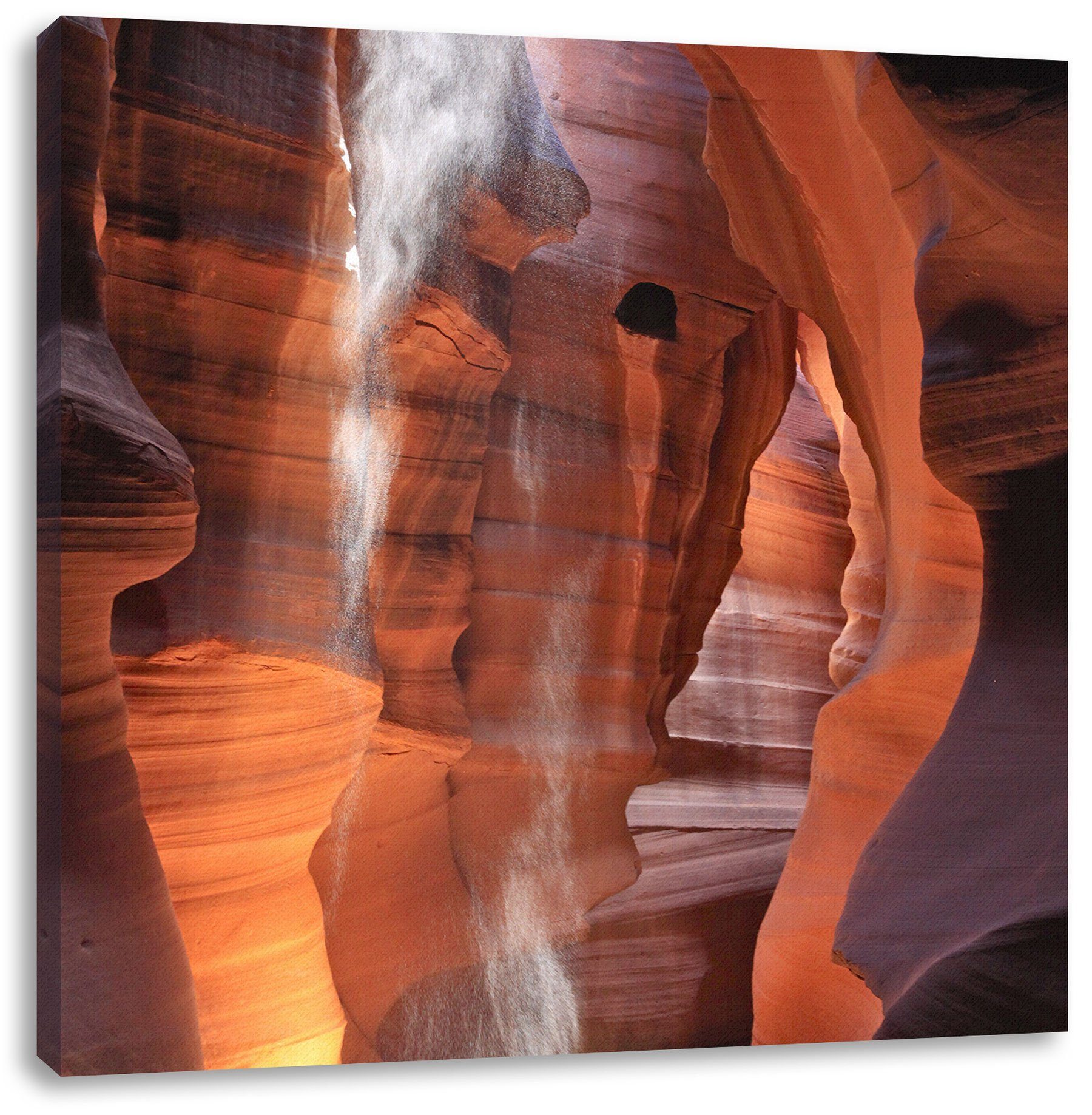 Pixxprint Leinwandbild Sand Antelope Canyon, Sand Antelope Canyon (1 St), Leinwandbild fertig bespannt, inkl. Zackenaufhänger