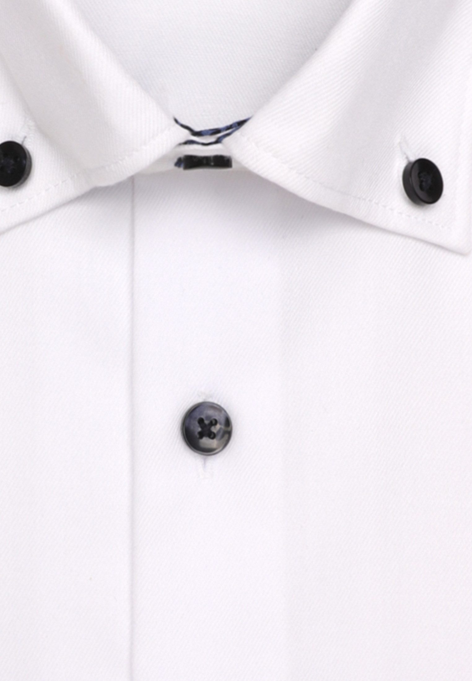 seidensticker Businesshemd Schwarze Rose Regular 1/1 Button-Down-Kragen Uni