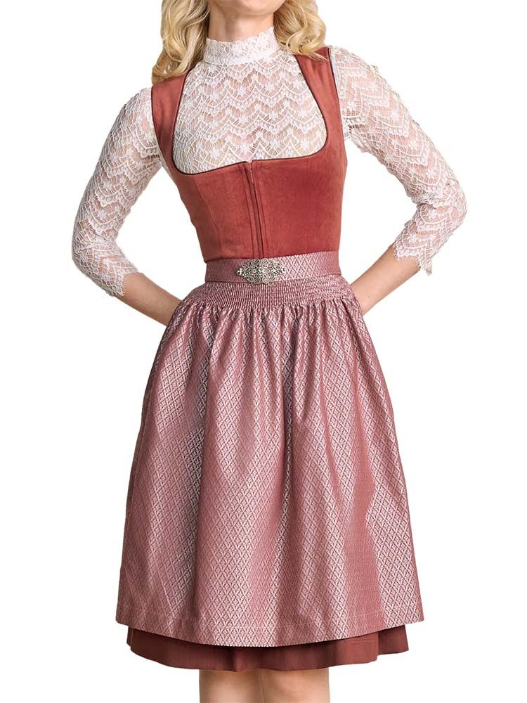 Krüger Madl Dirndl Dirndl Alisha 60cm Länge rost