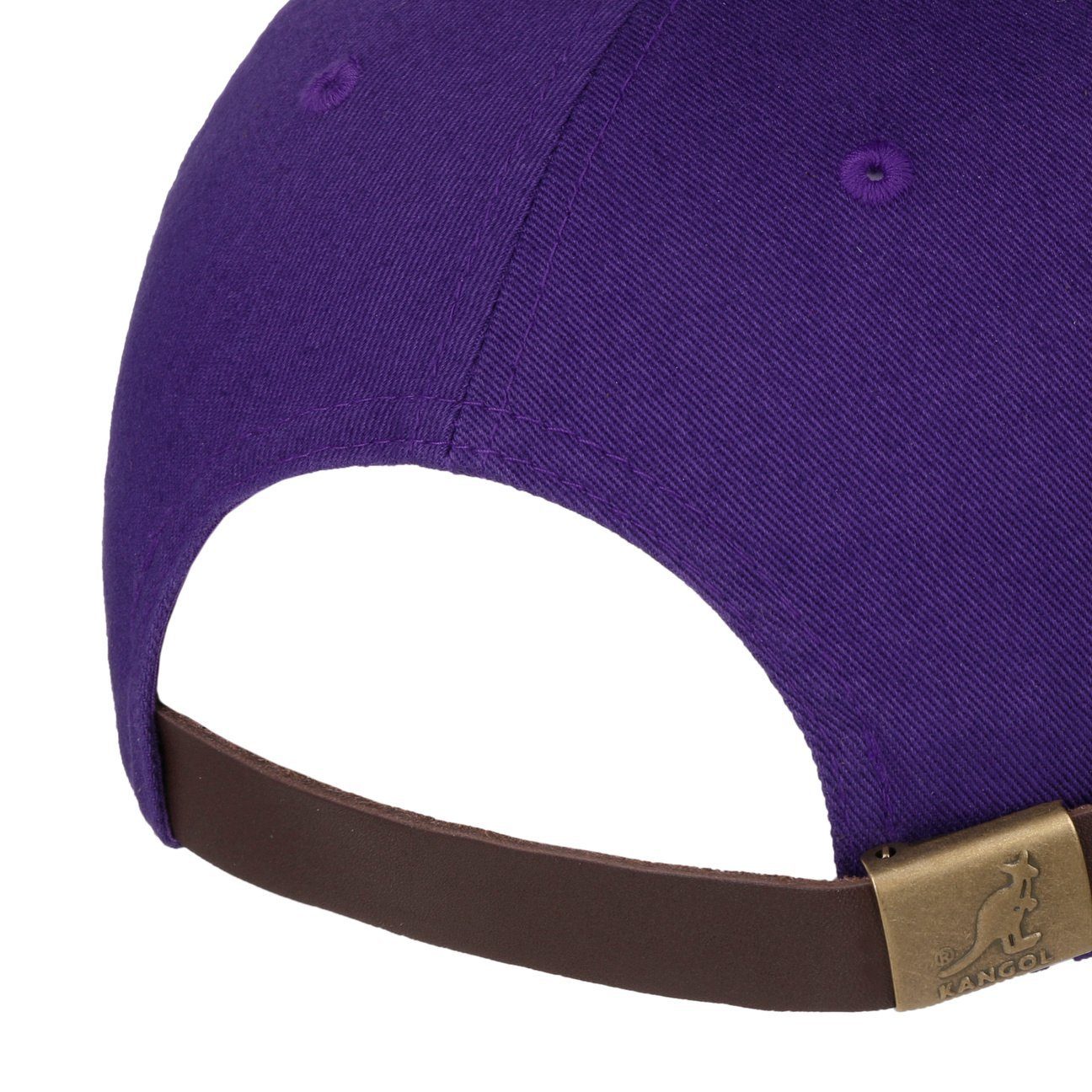 Kangol Baseball Cap (1-St) Metallschnalle lila Baseballcap