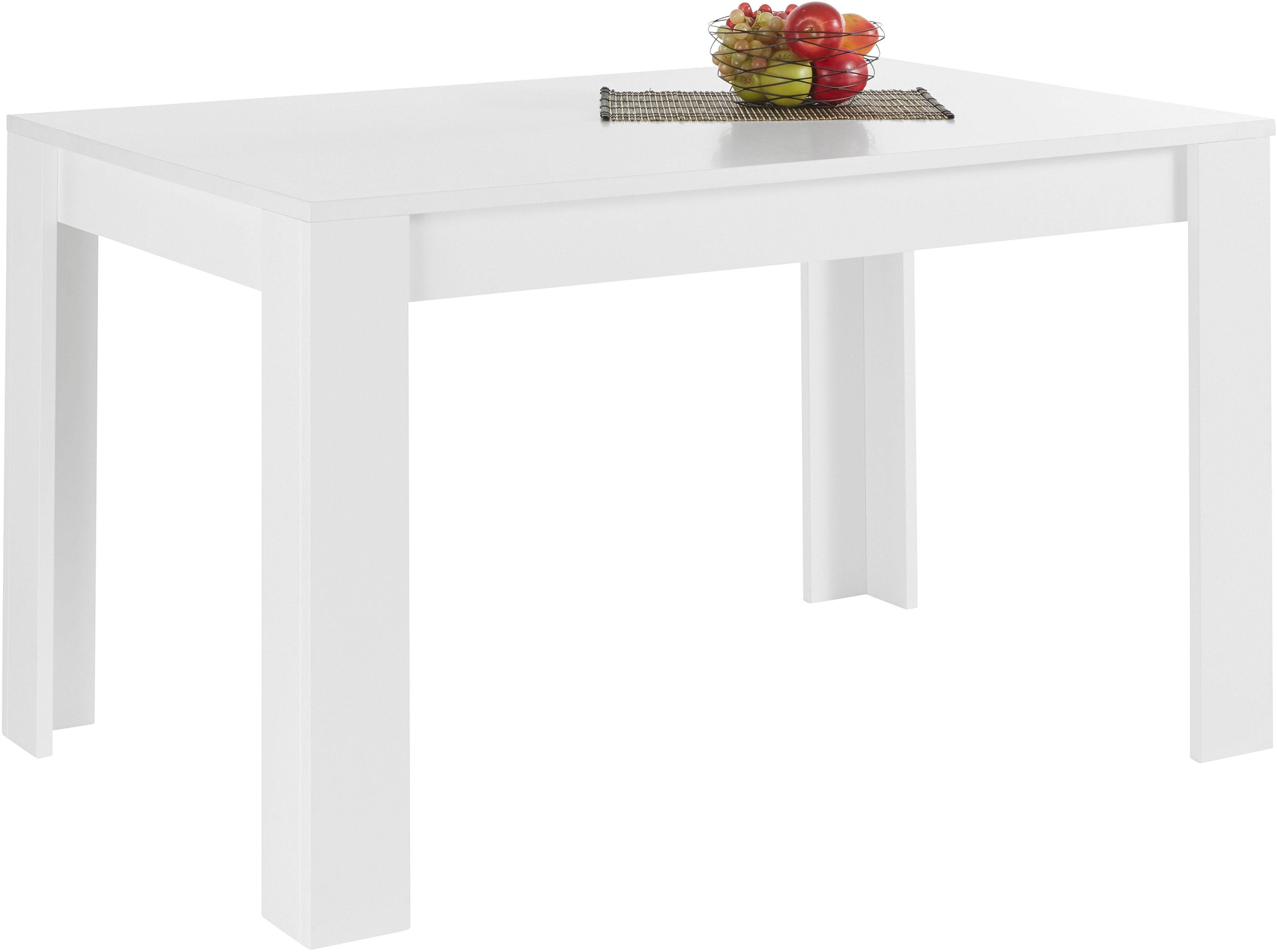 Home affaire Esstisch Firenze, Beite 137-185 cm, inkl. Ansteckplatte