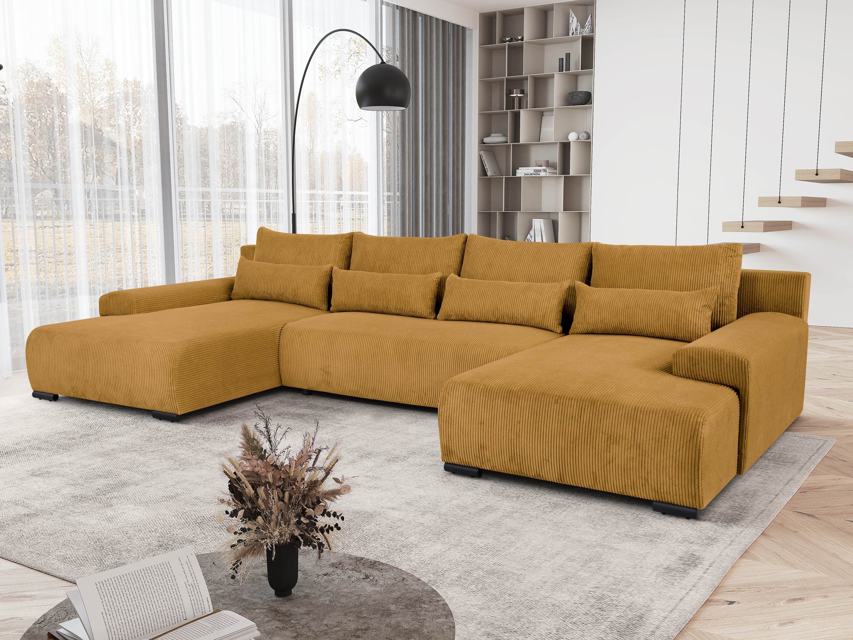 Beautysofa Ecksofa BENNY U, mit Schlaffunktion, günstig online kaufen