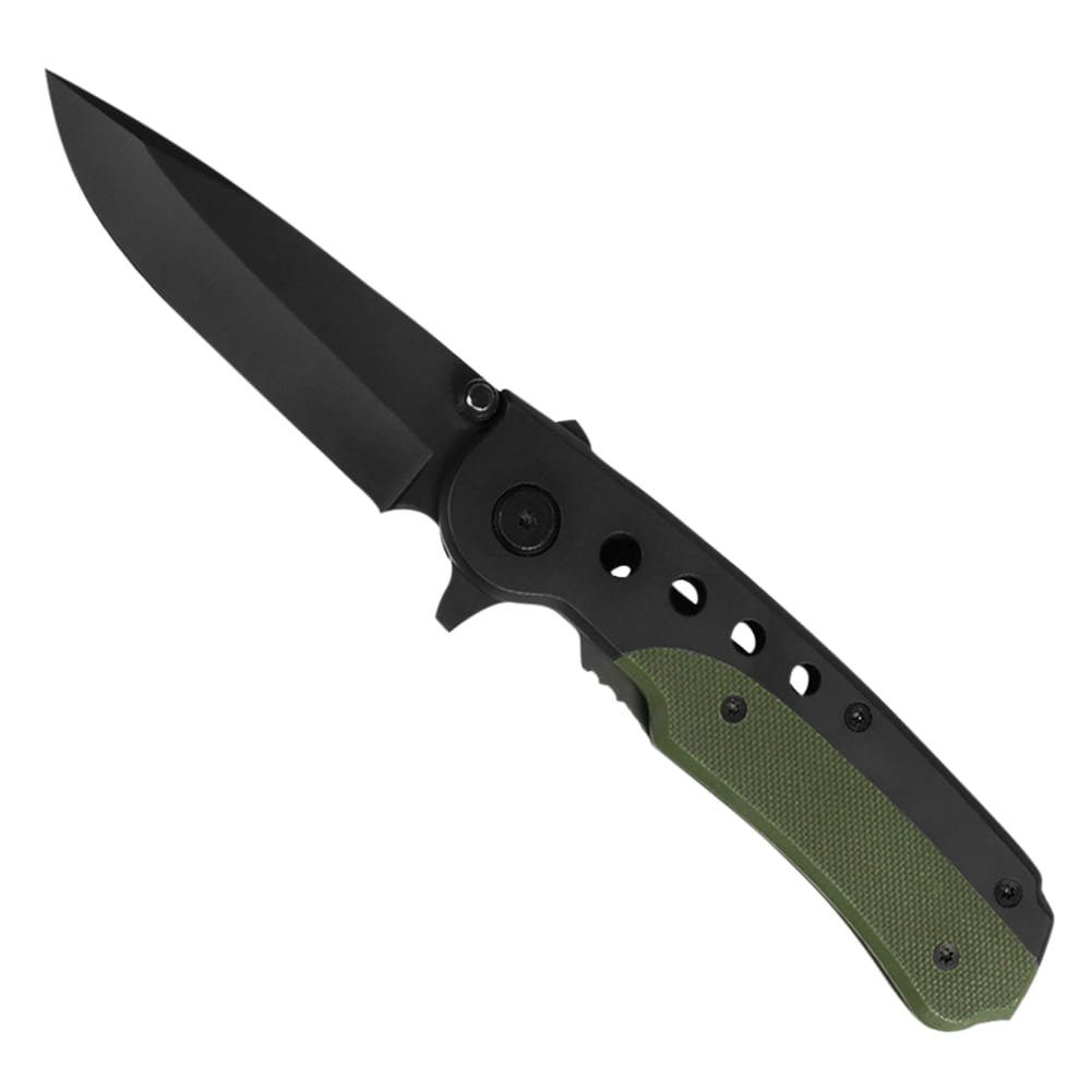 Mil-Tec Карманные ножи Карманные ножи mit Clip schwarz/oliv, Klingenlänge:8.5cm