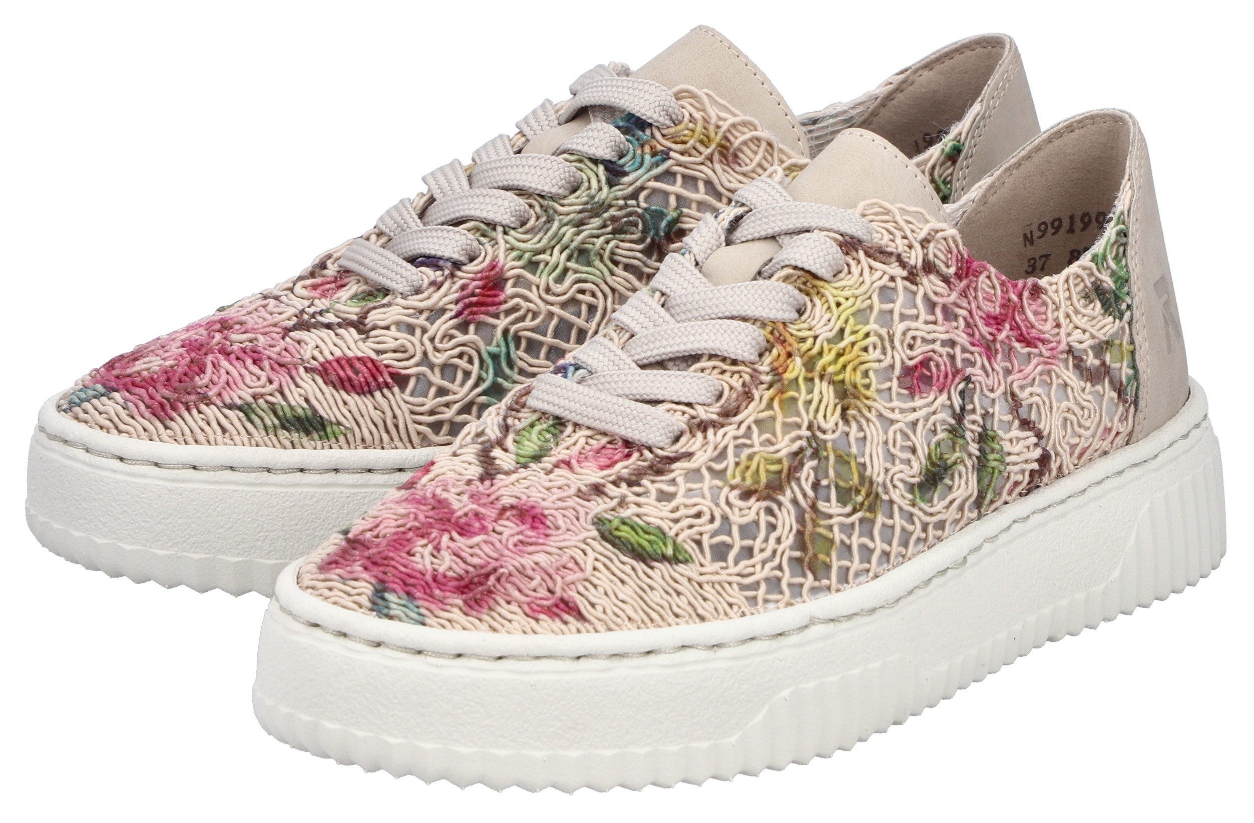 Rieker Plateausneaker Schnürschuh, Halbschuh in veganer Verarbeitung günstig online kaufen