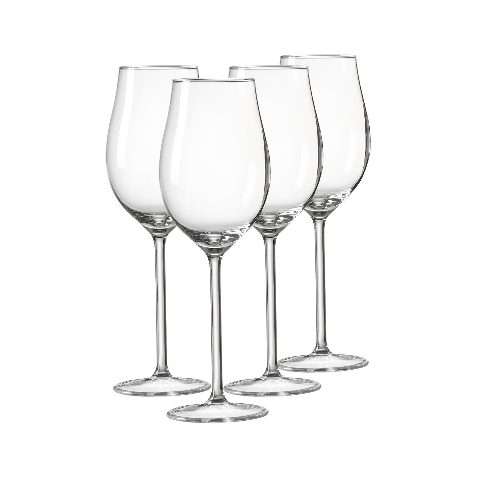 Ritzenhoff & Breker Weißweinglas Bolero Weißweingläser 390 ml 4er Set, 4-tlg., Glas