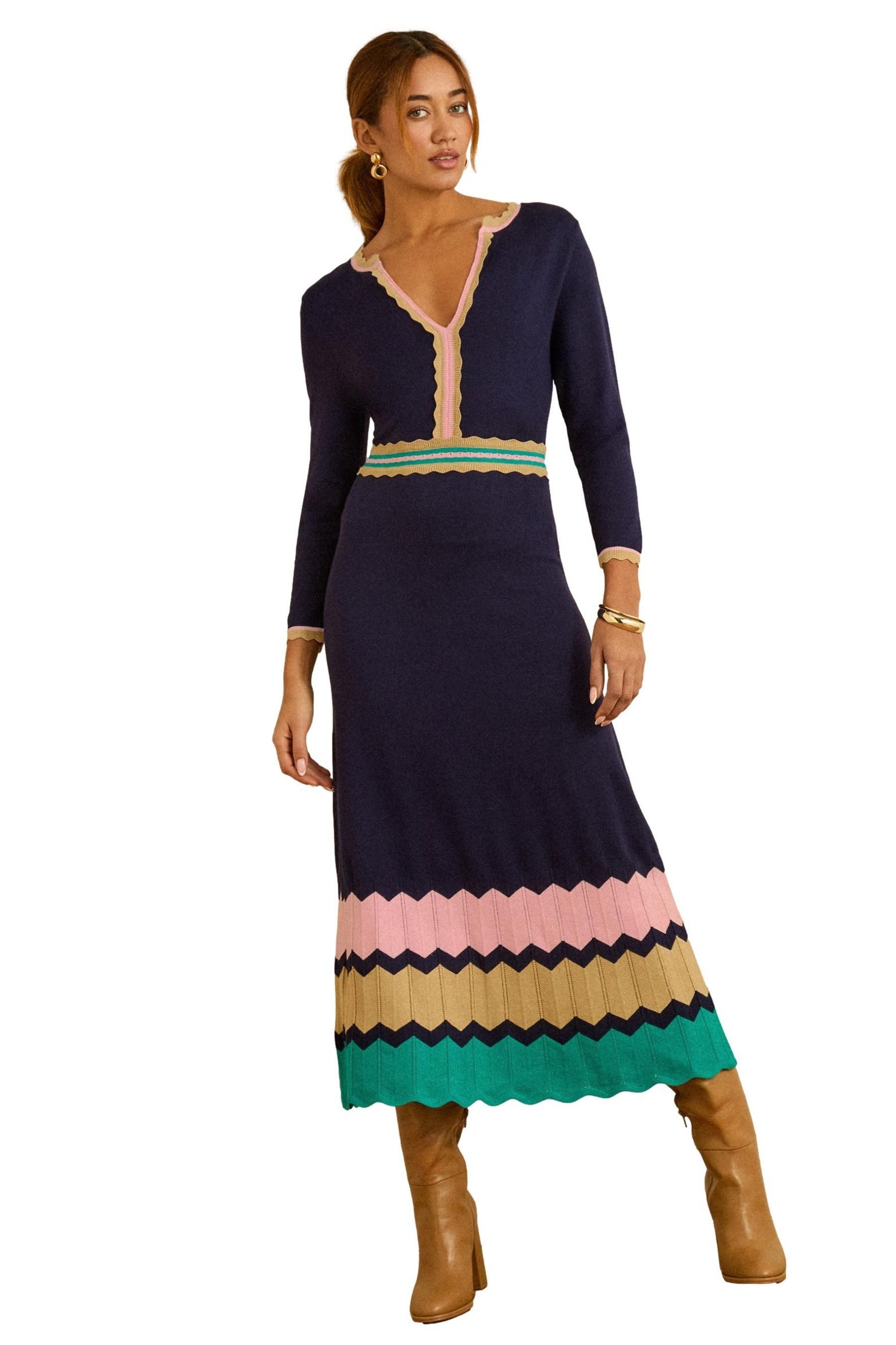 Love & Roses Midikleid Love & Roses Strick-Minikleid, Regular (1-tlg) günstig online kaufen