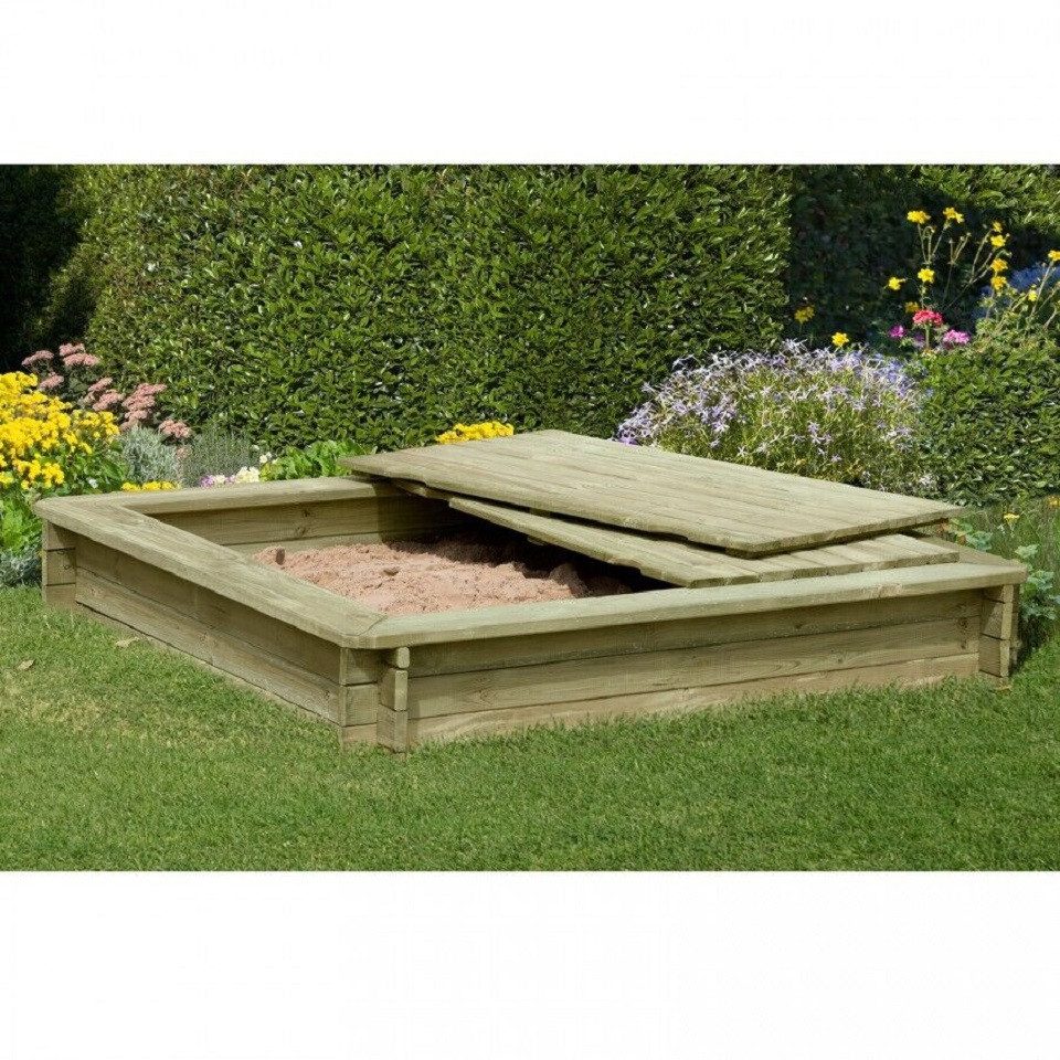 Gartenpirat Sandkasten aus Kiefernholz imprägniert Sandkasten günstig online kaufen